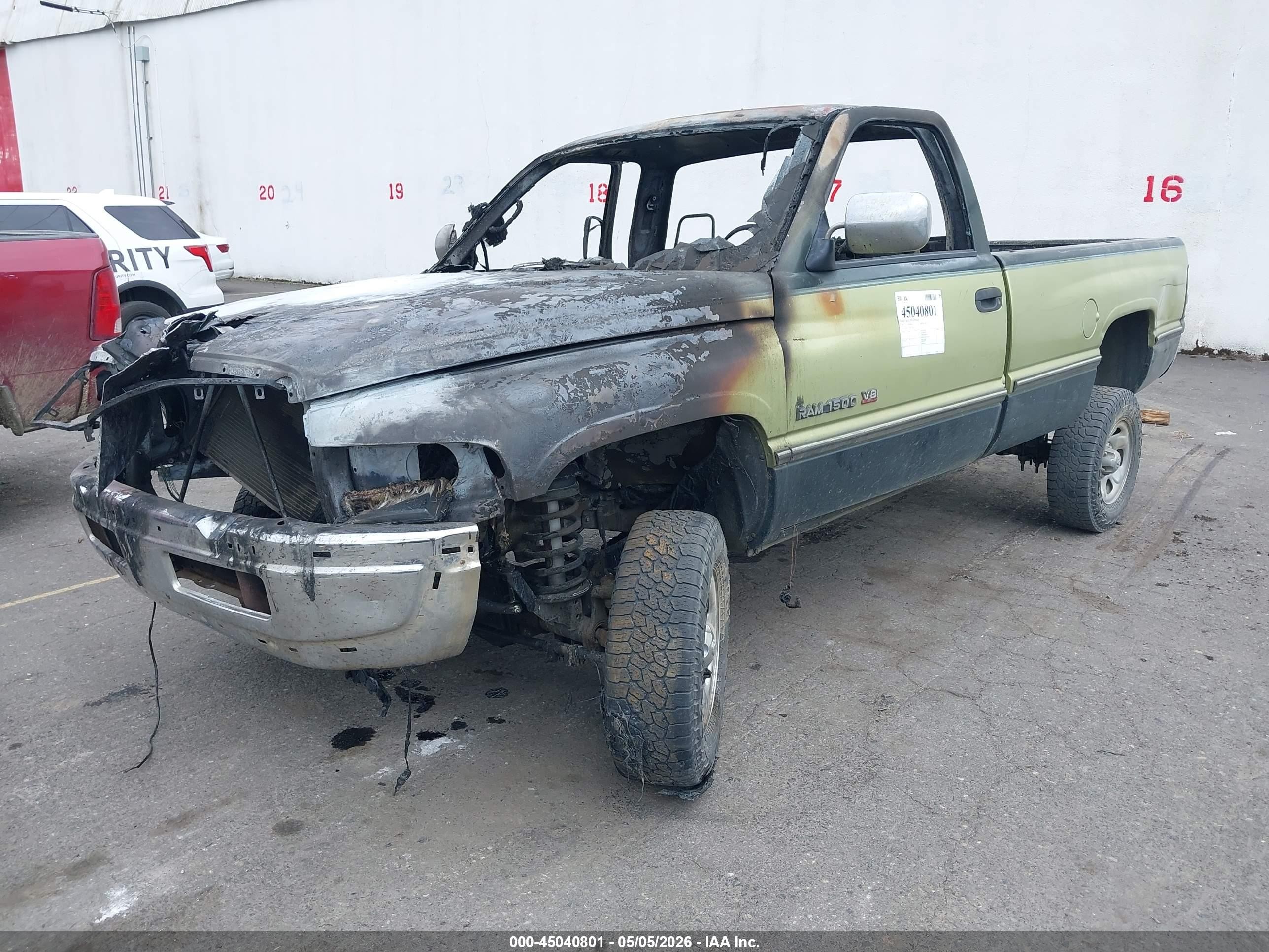 1996 Dodge Ram 1500   Green vin: 1B7HF16Y3TS507794