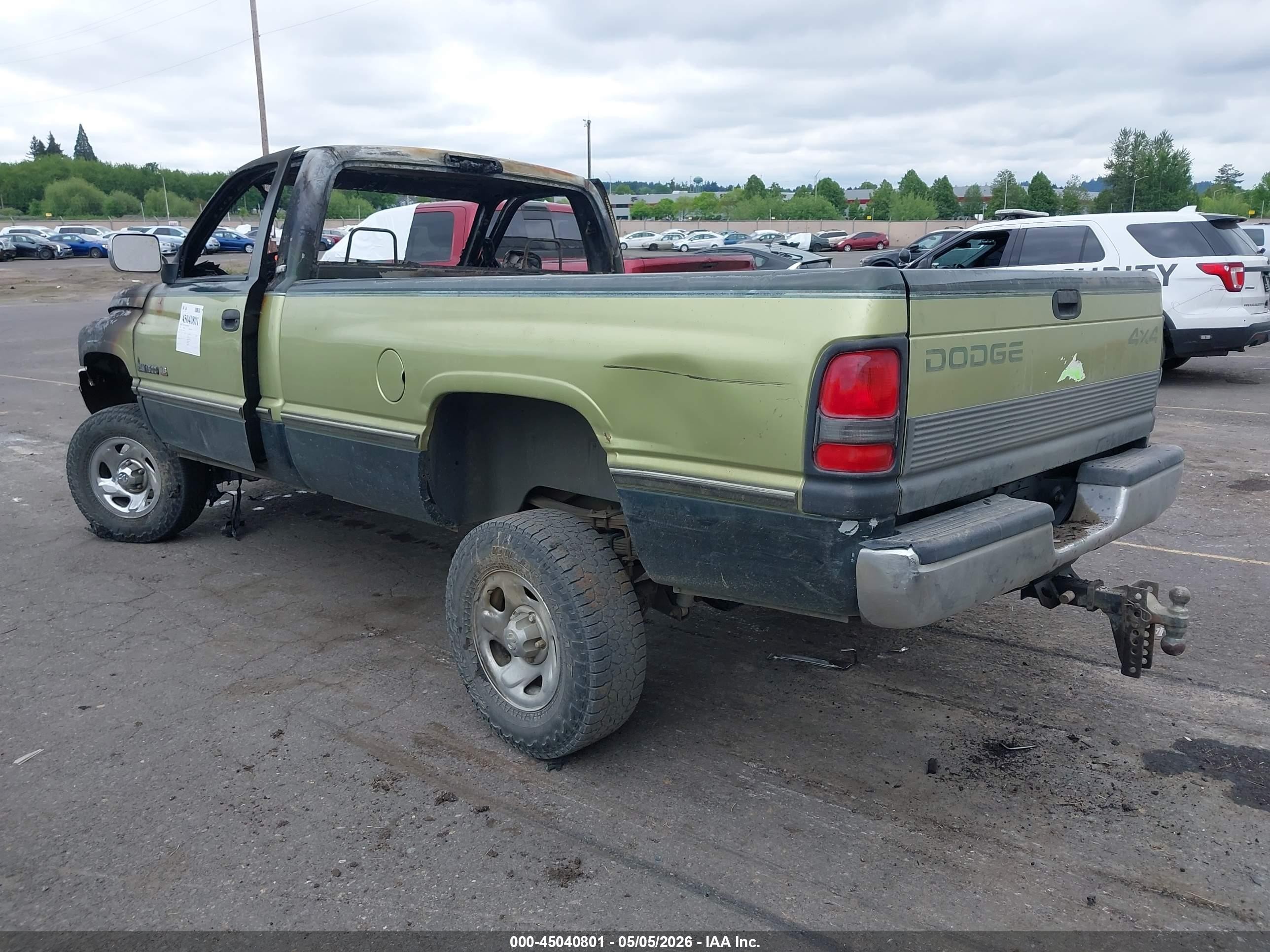 1996 Dodge Ram 1500   Green vin: 1B7HF16Y3TS507794
