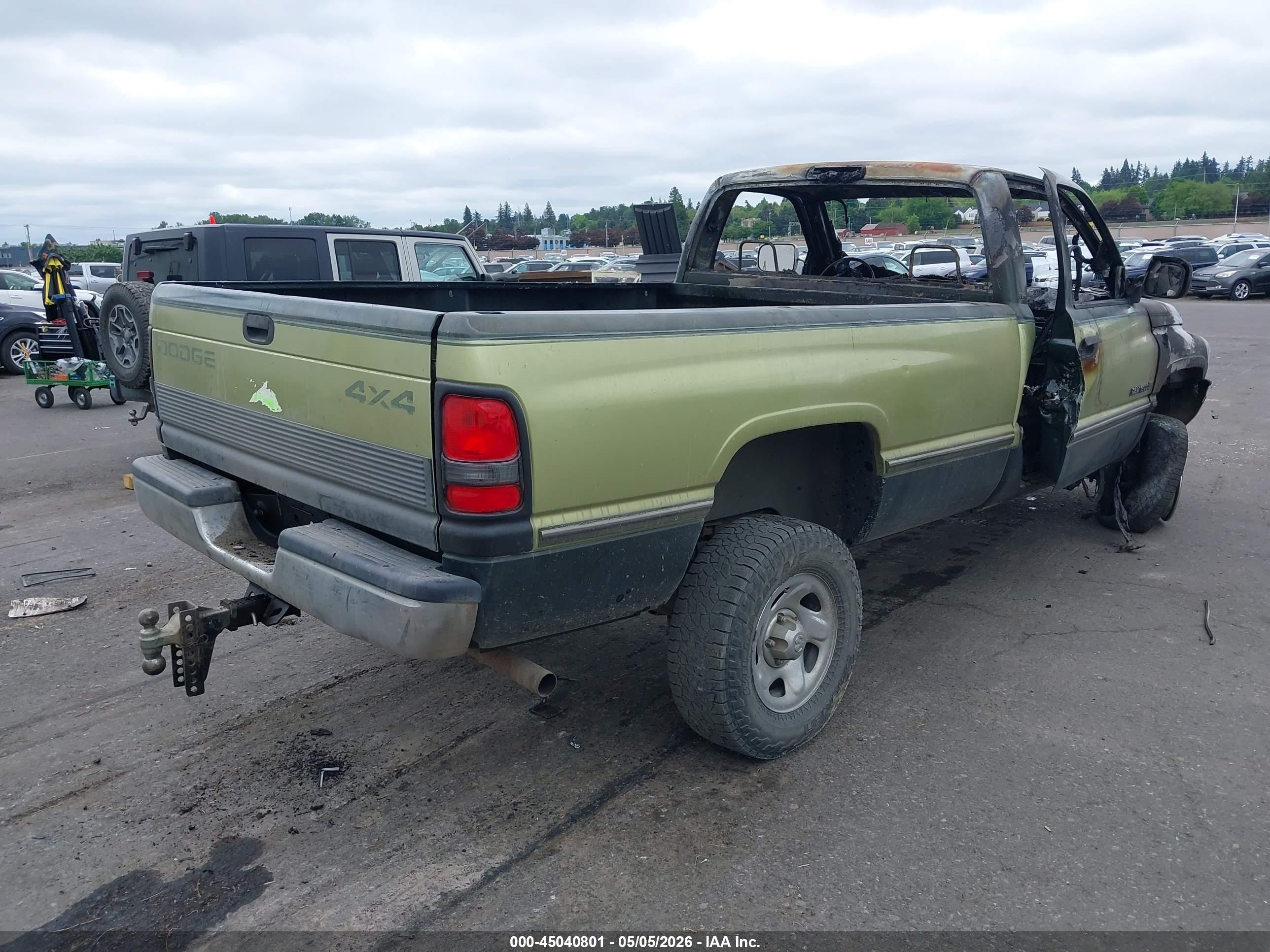 1996 Dodge Ram 1500   Green vin: 1B7HF16Y3TS507794