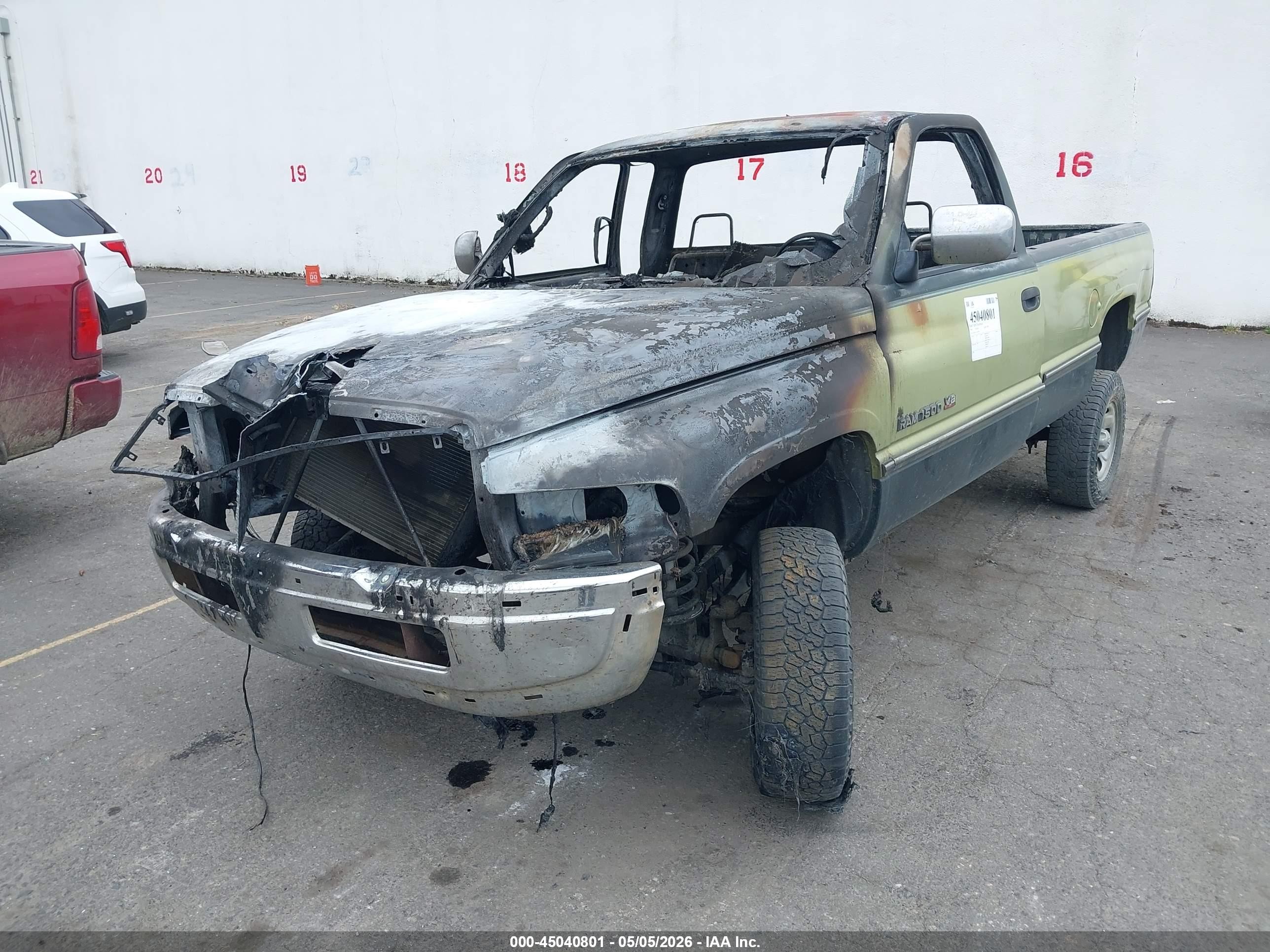 1996 Dodge Ram 1500   Green vin: 1B7HF16Y3TS507794