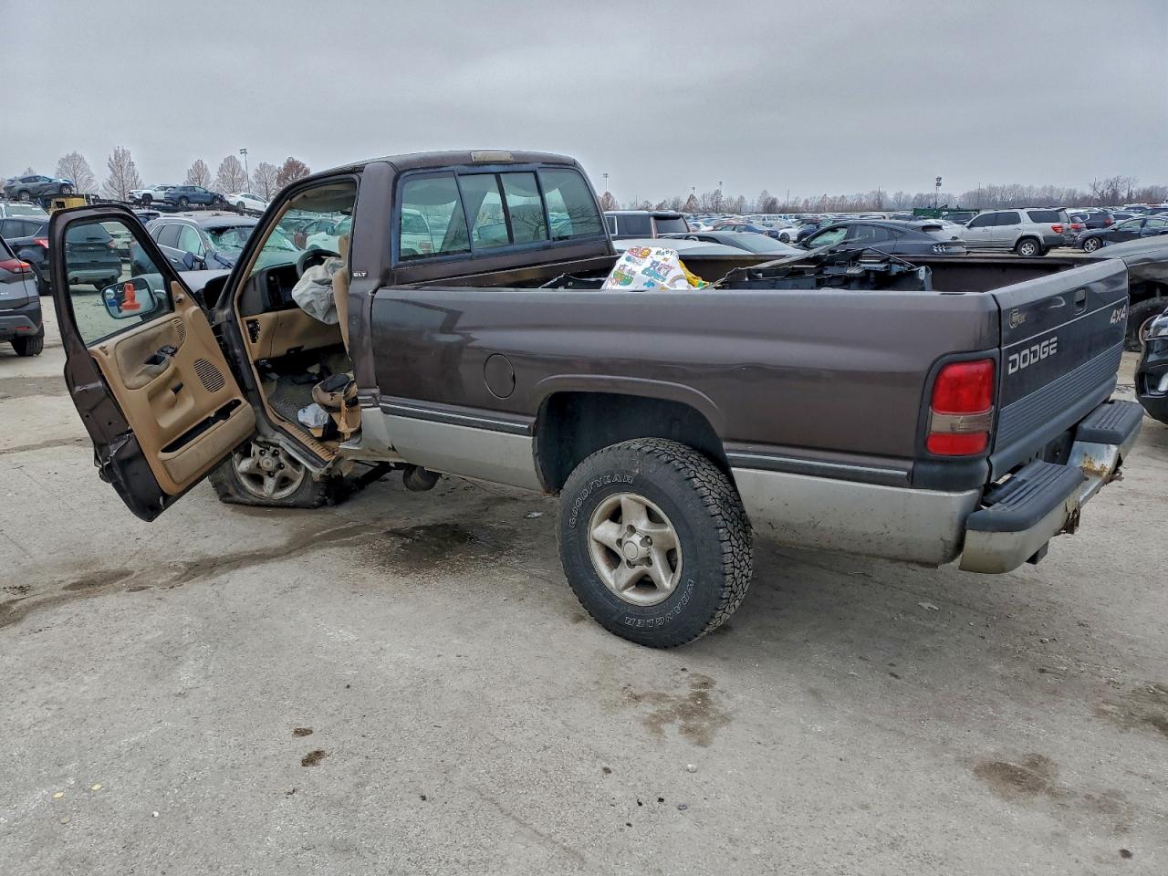 1997 Dodge Ram 1500 Brown vin: 1B7HF16Y3VJ548824
