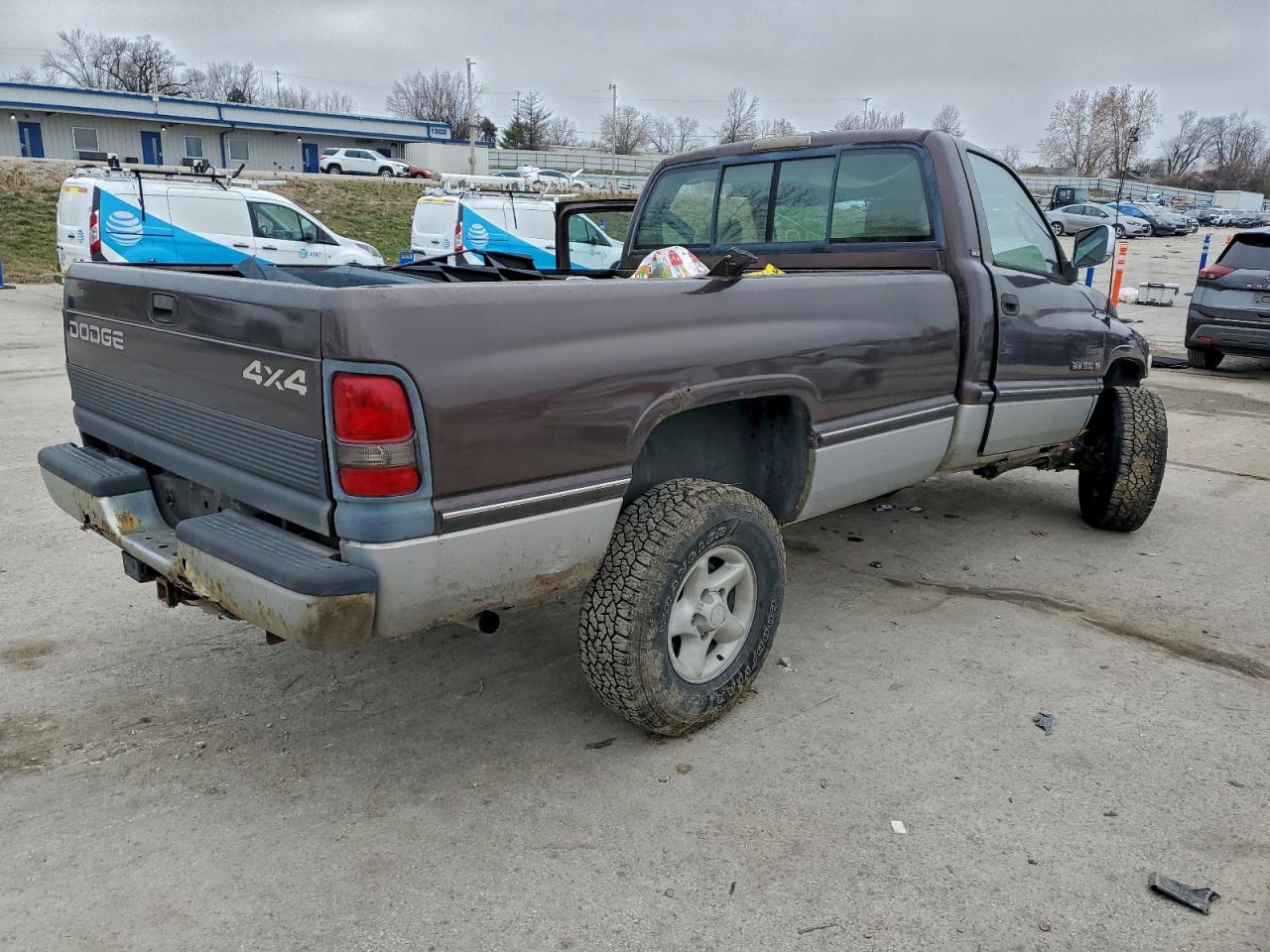 1997 Dodge Ram 1500 Brown vin: 1B7HF16Y3VJ548824