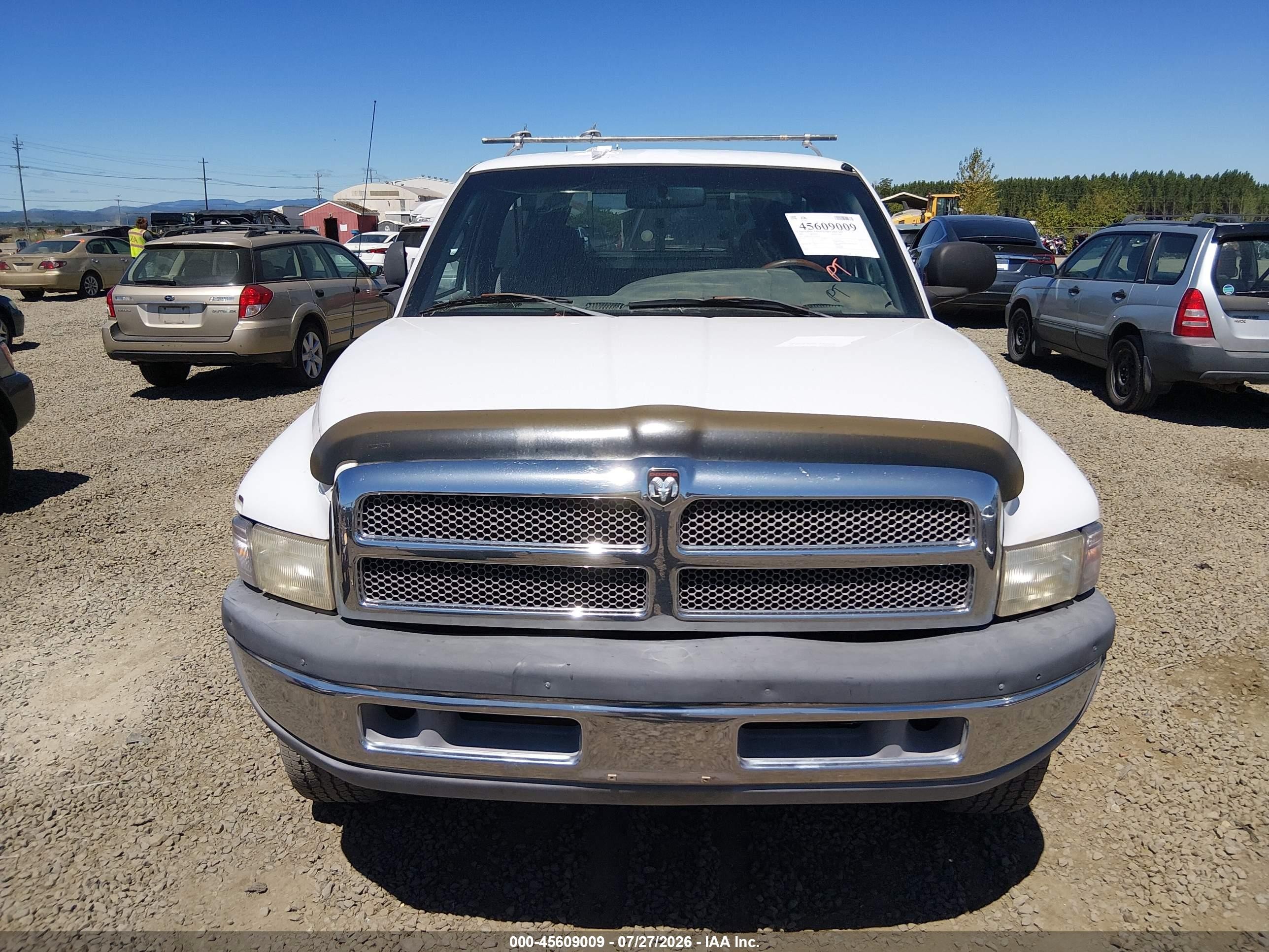 1999 Dodge Ram 1500 St White vin: 1B7HF16Y3XS262744