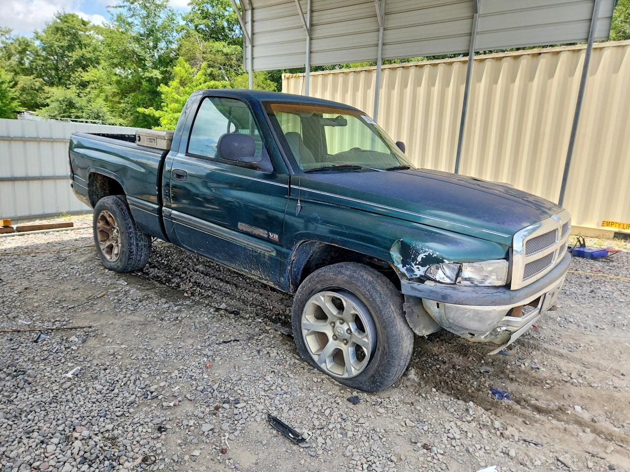 1999 Dodge Ram 1500 Green vin: 1B7HF16Y3XS272867