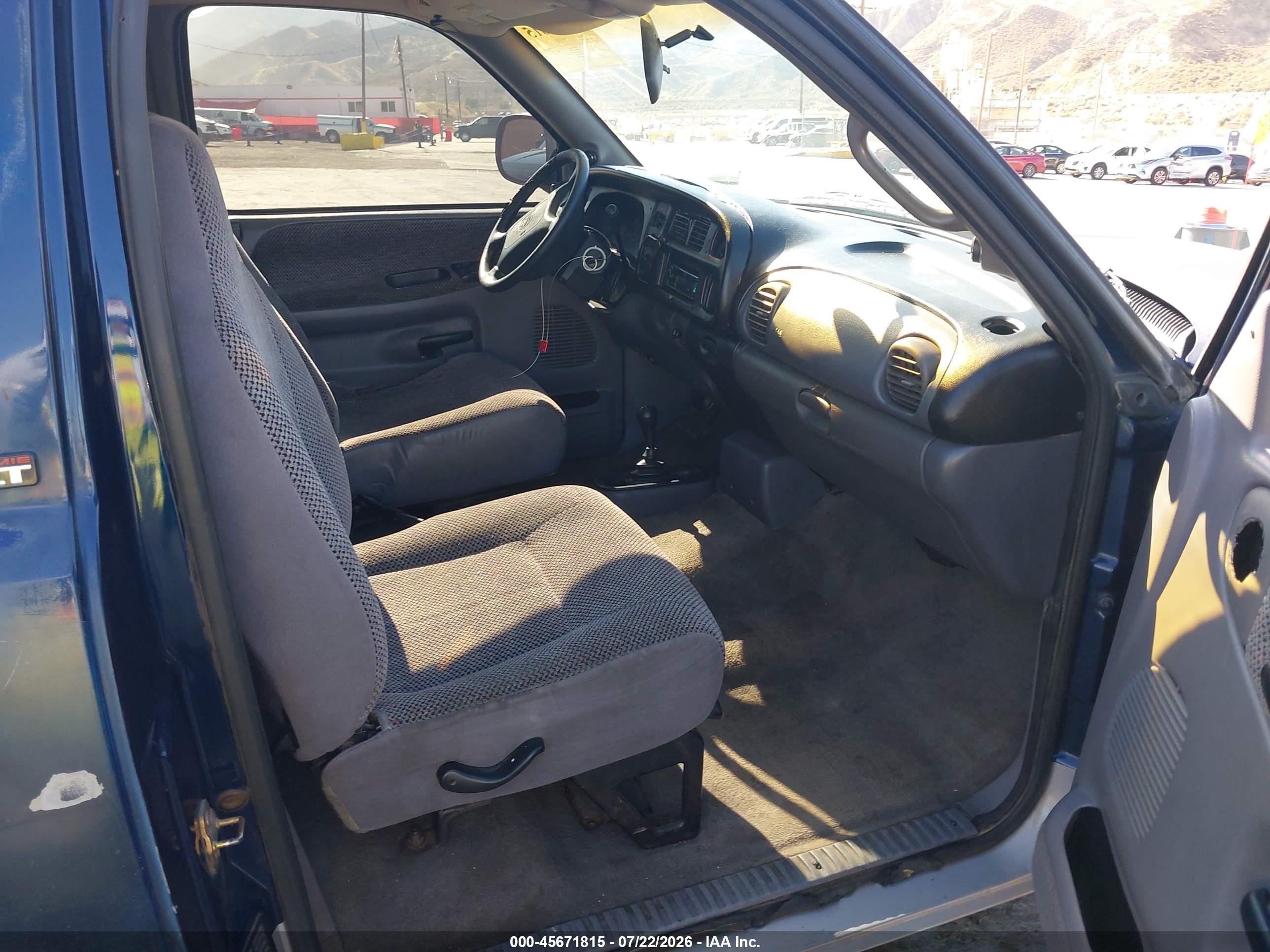 2001 Dodge Ram 1500 St Blue vin: 1B7HF16Y41S754013