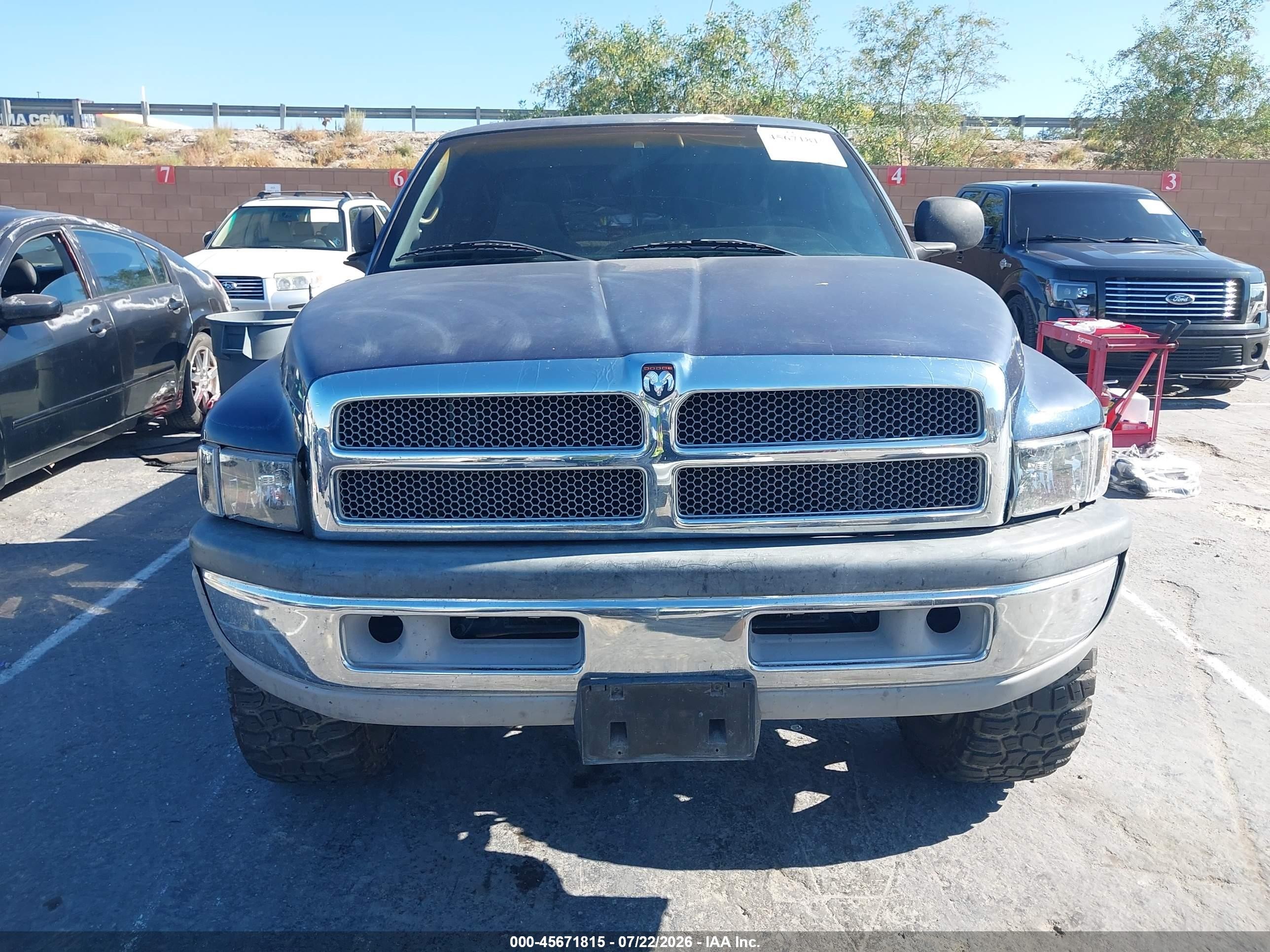 2001 Dodge Ram 1500 St Blue vin: 1B7HF16Y41S754013