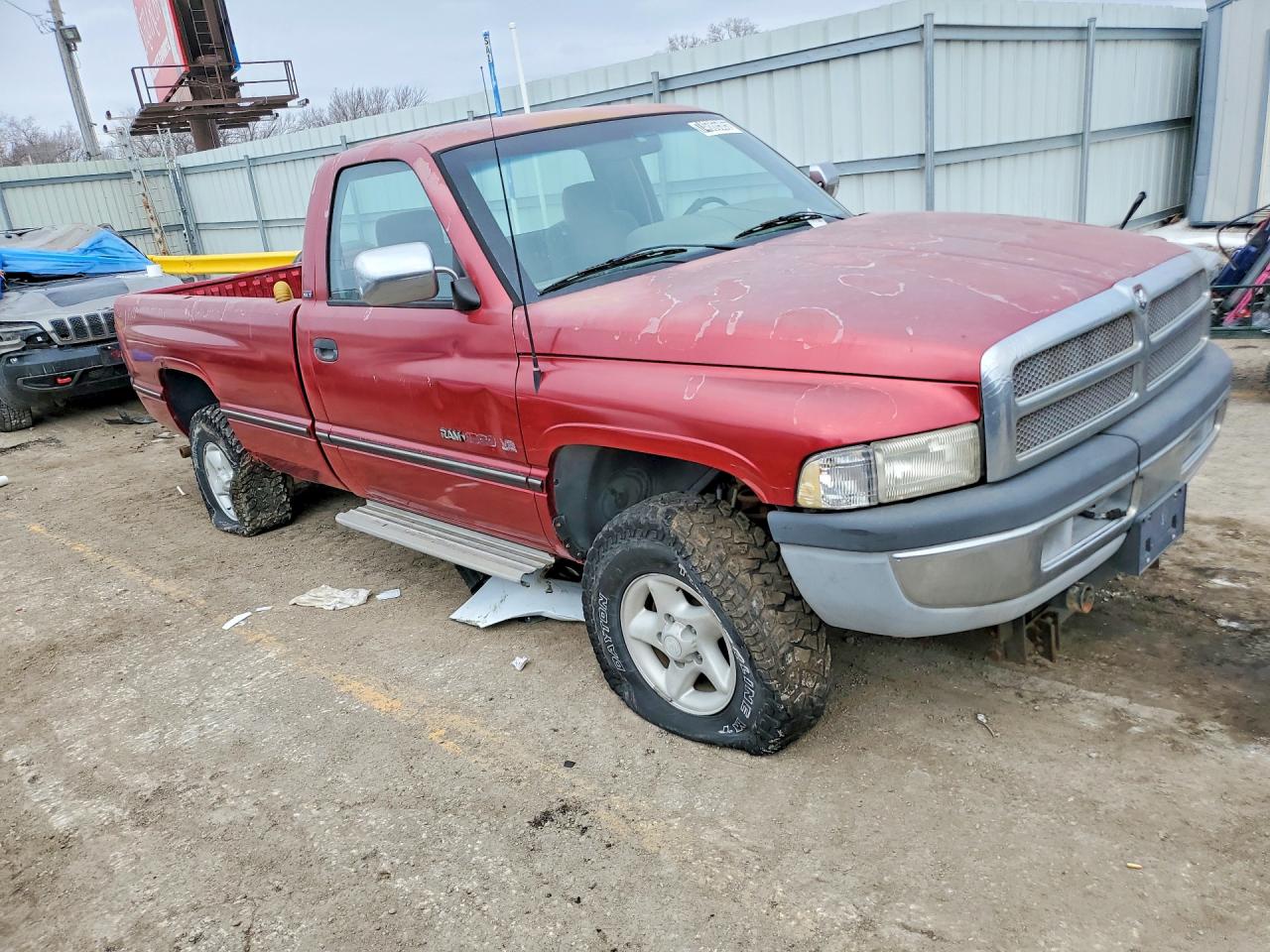 1997 Dodge Ram 1500 White vin: 1B7HF16Y4VJ522653