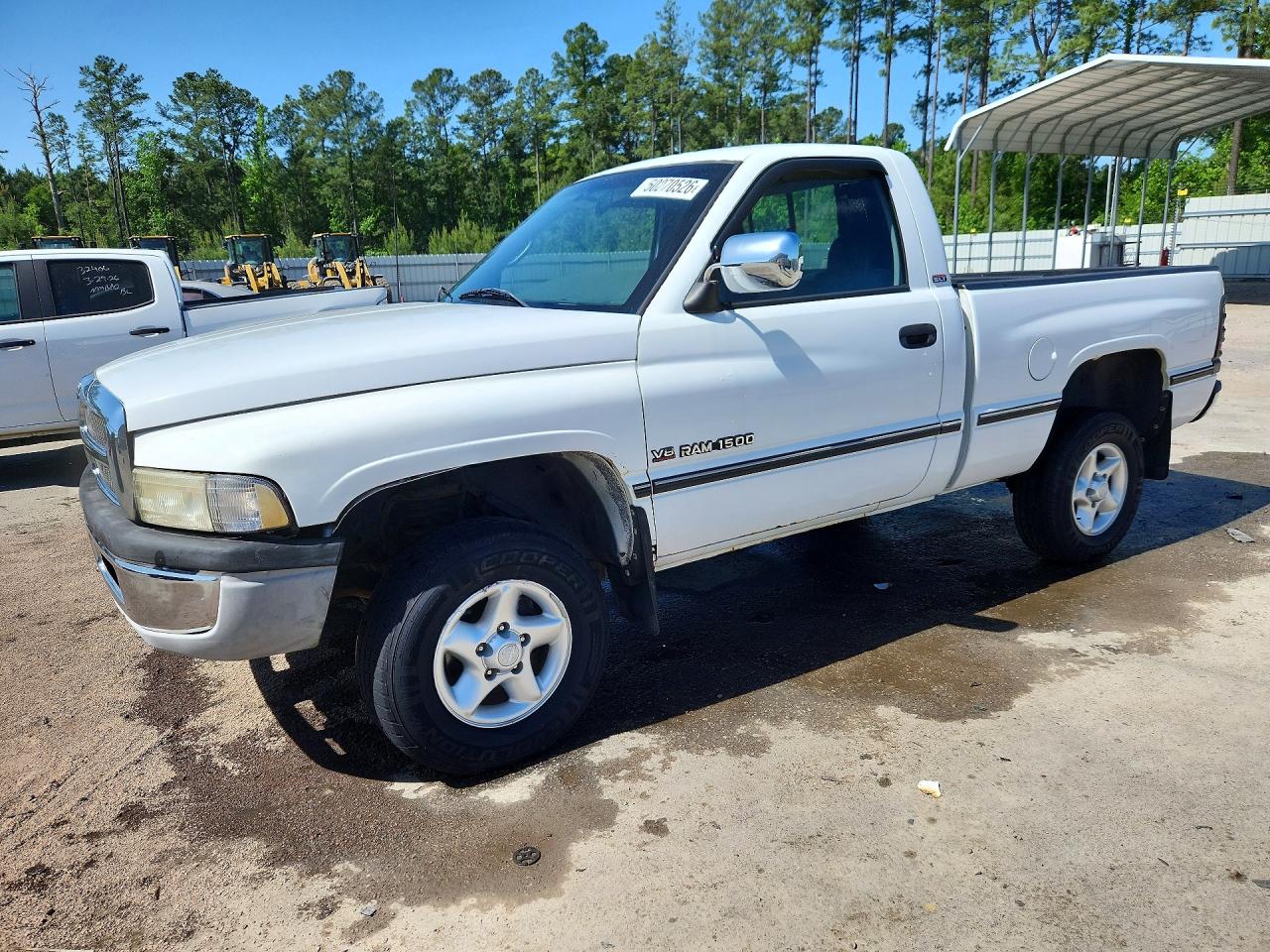 1997 Dodge Ram 1500 Белый vin: 1B7HF16Y6VS207461