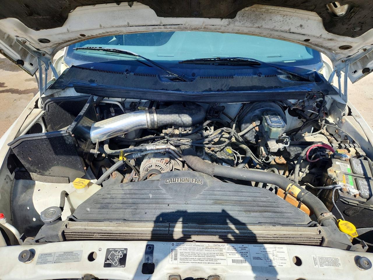 1997 Dodge Ram 1500 Белый vin: 1B7HF16Y6VS207461