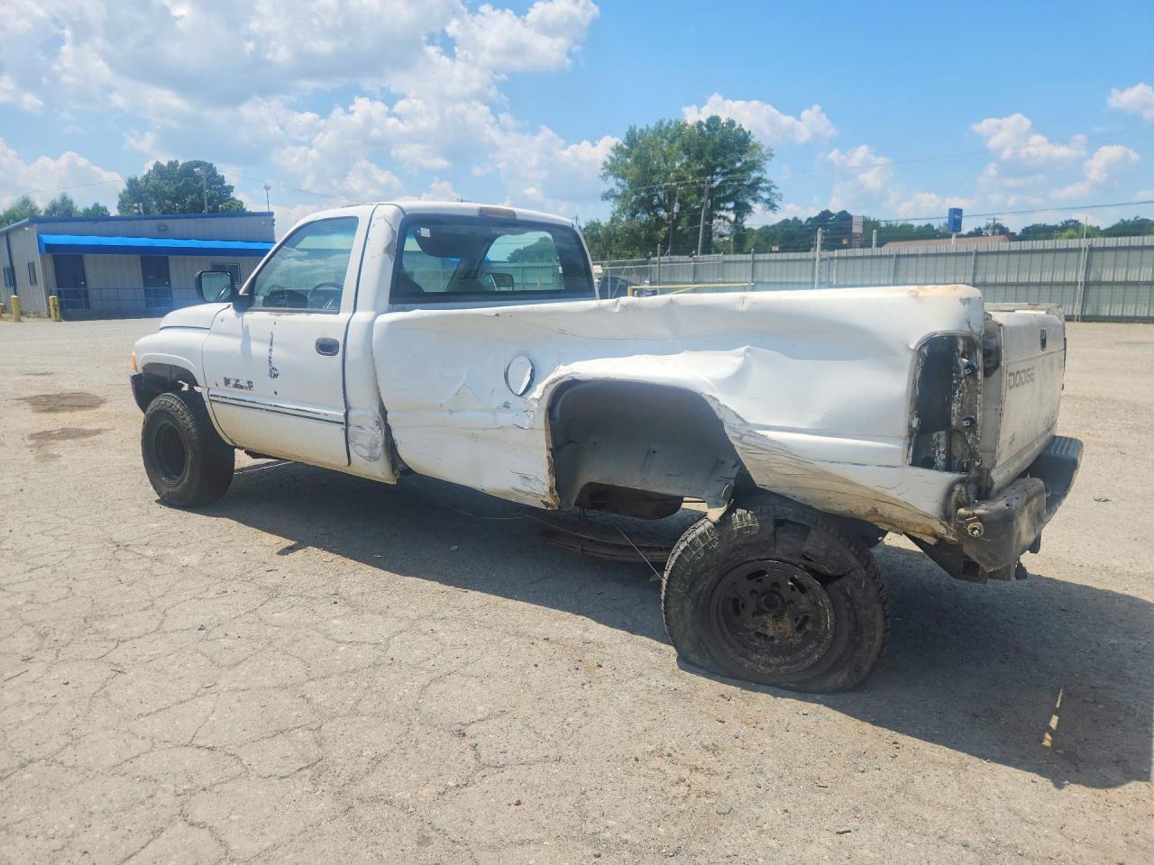 1997 Dodge Ram 1500 White vin: 1B7HF16Y7VS226648