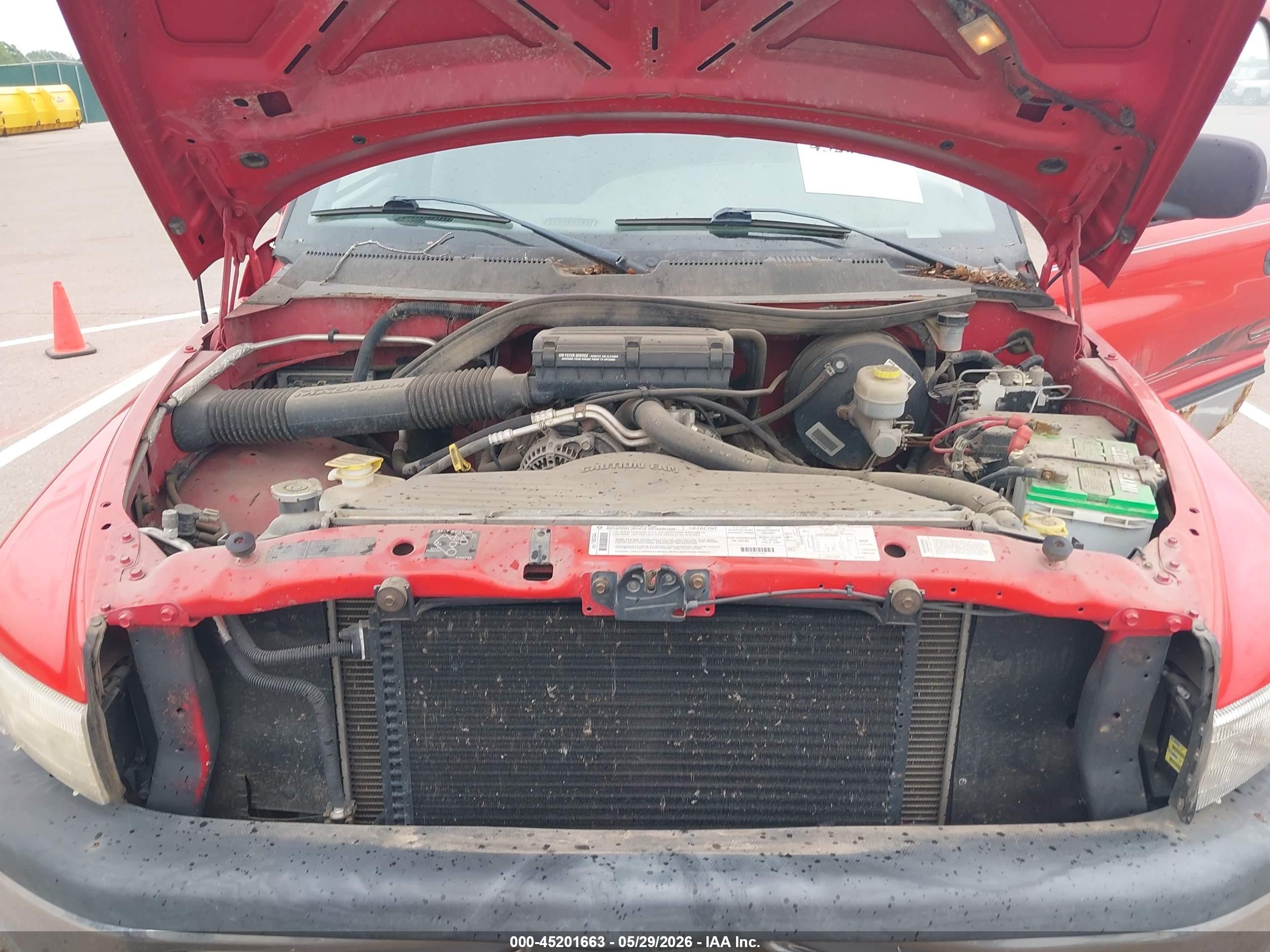 1998 Dodge Ram 1500 St Красный vin: 1B7HF16Y9WS517749