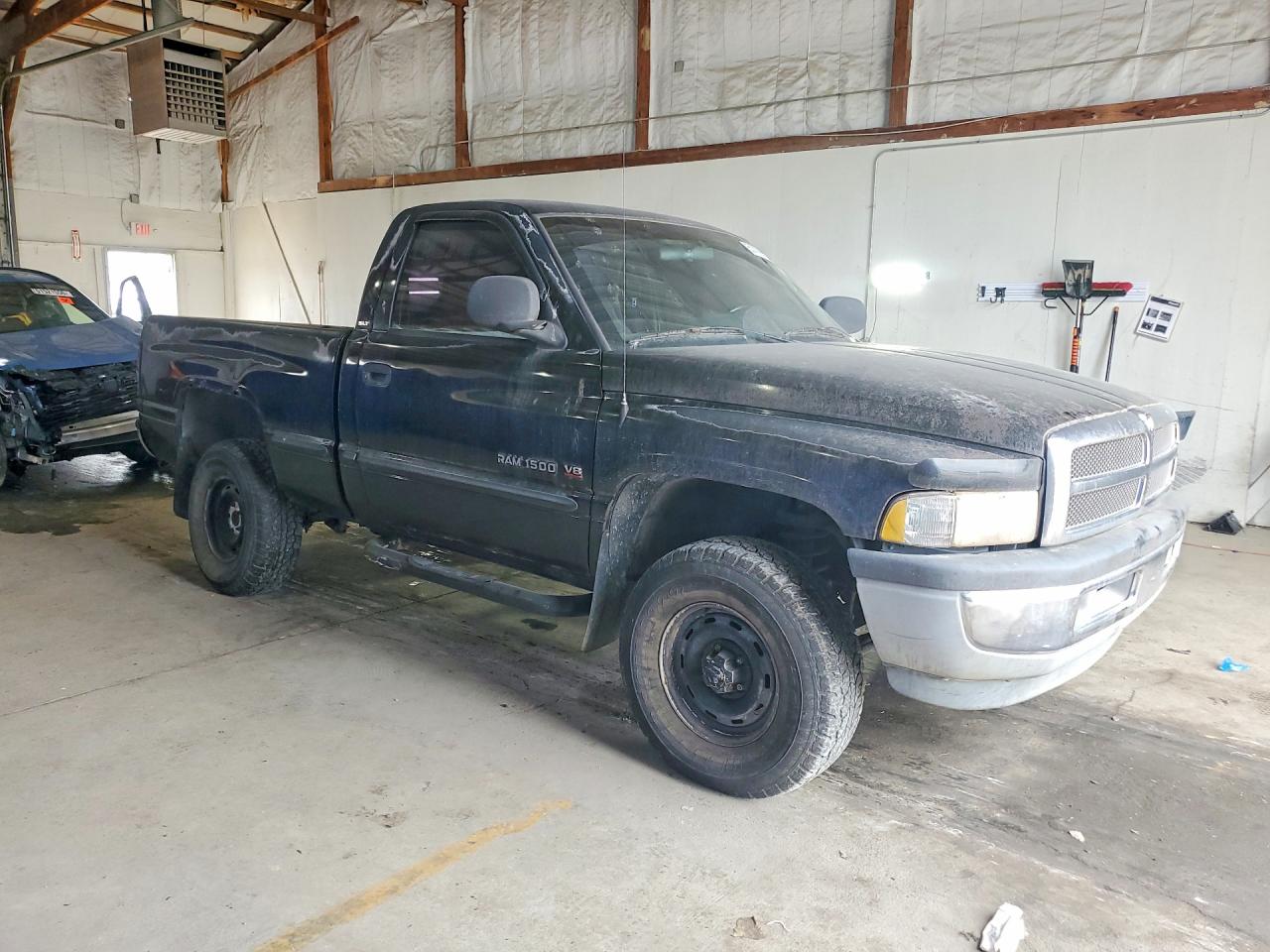 1999 Dodge Ram 1500 Black vin: 1B7HF16Y9XS236598