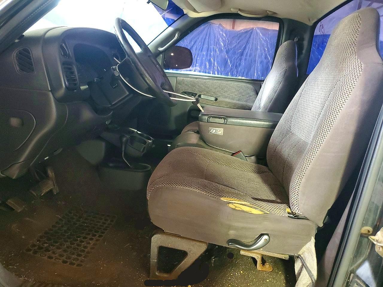 1999 Dodge Ram 1500 Black vin: 1B7HF16Y9XS236598