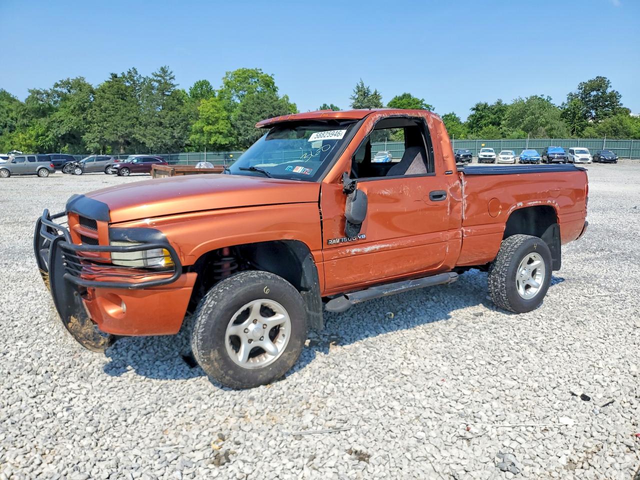2001 Dodge Ram 1500 Orange vin: 1B7HF16Z01S144618