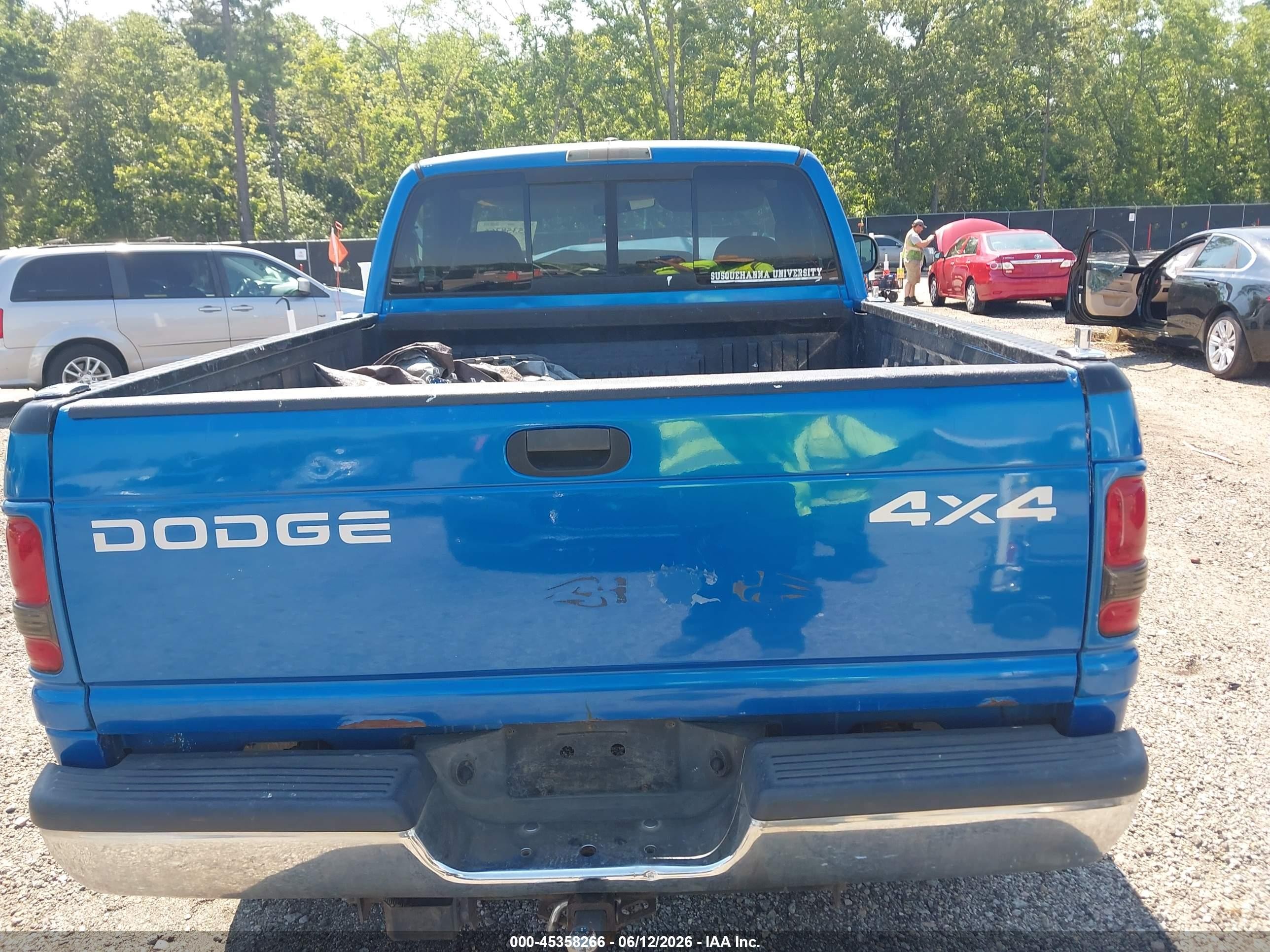 2000 Dodge Ram 1500 St Blue vin: 1B7HF16Z1YS597804