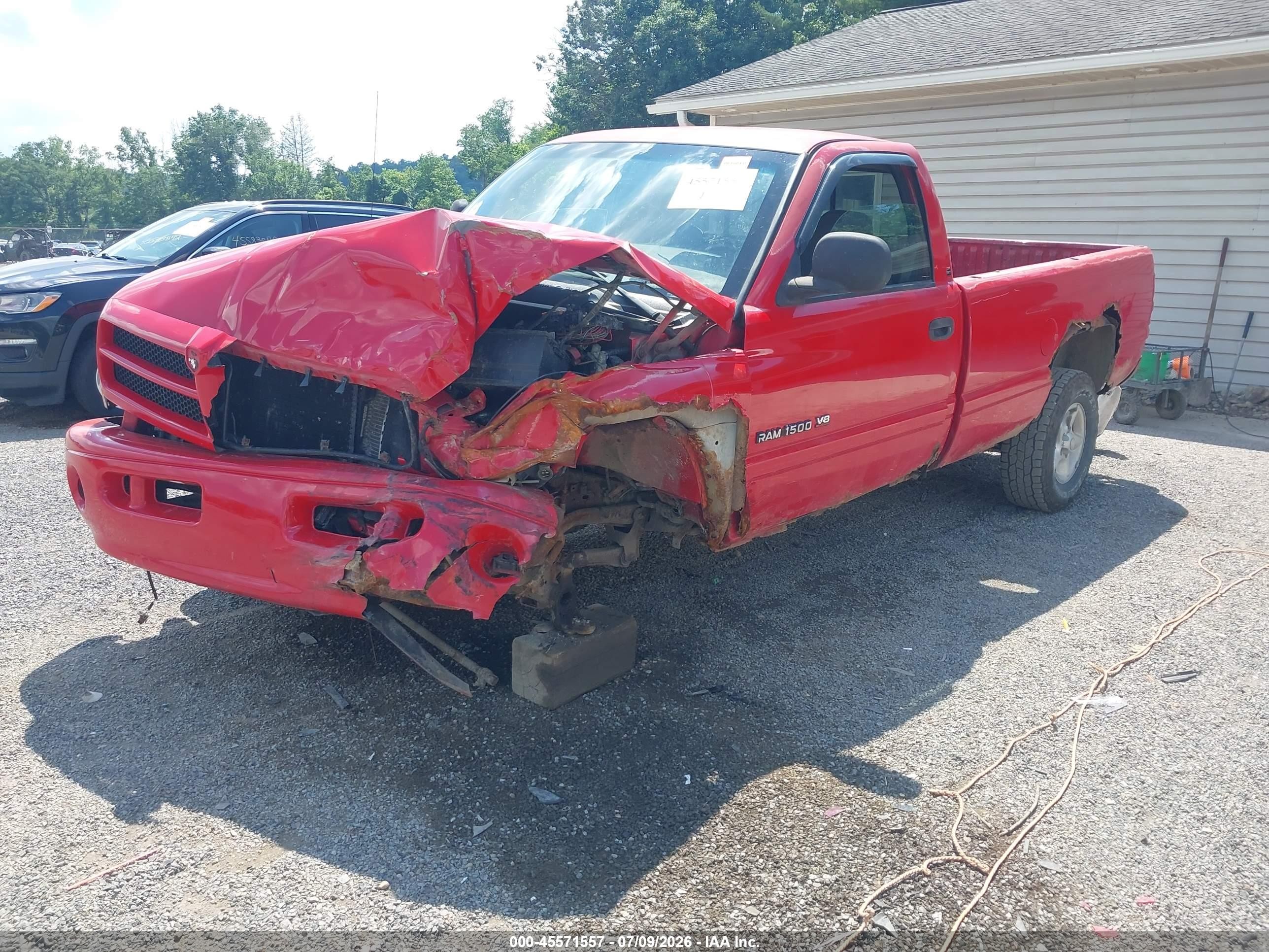 2001 Dodge Ram 1500 St Red vin: 1B7HF16Z21S182139