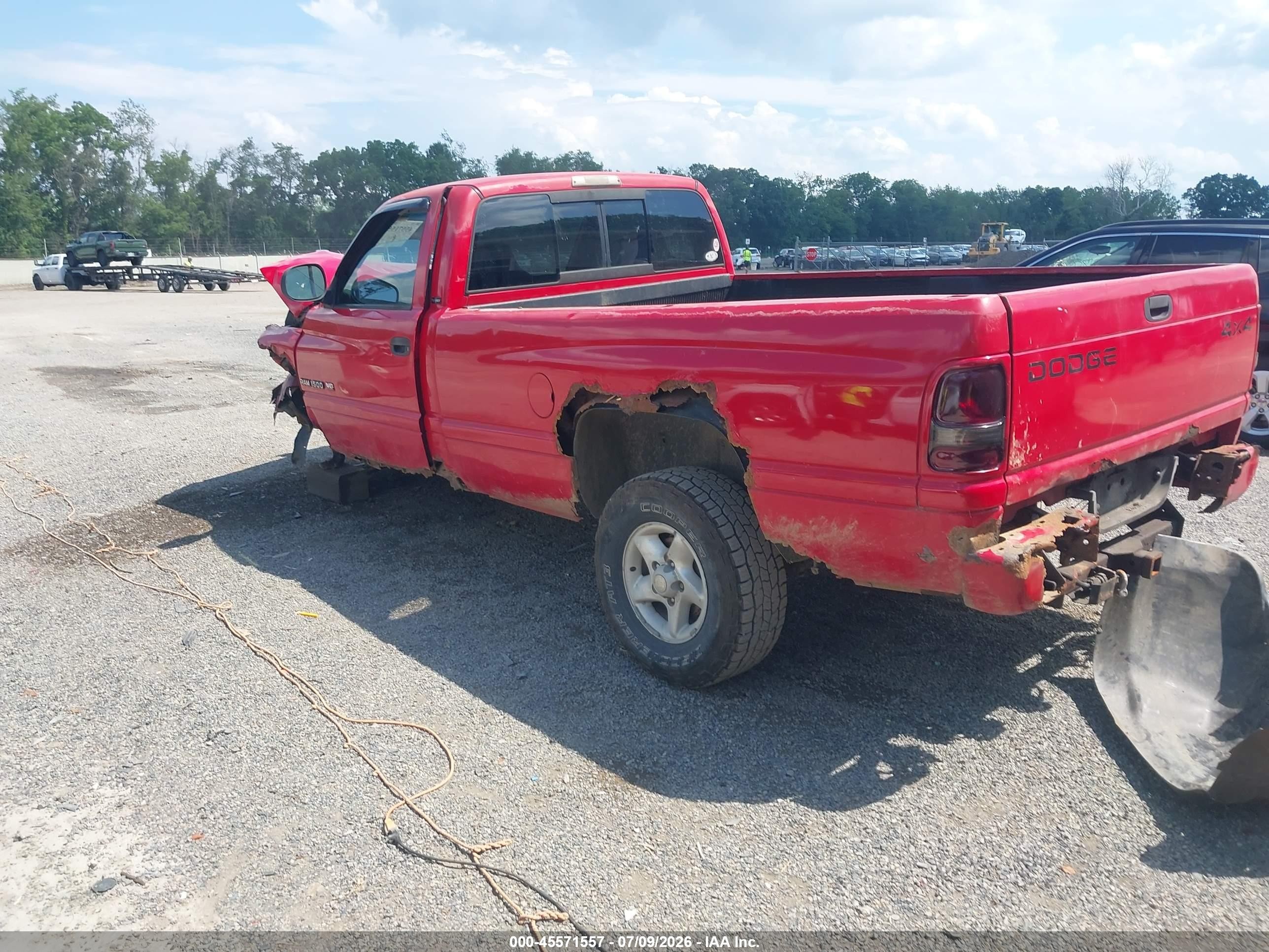 2001 Dodge Ram 1500 St Red vin: 1B7HF16Z21S182139