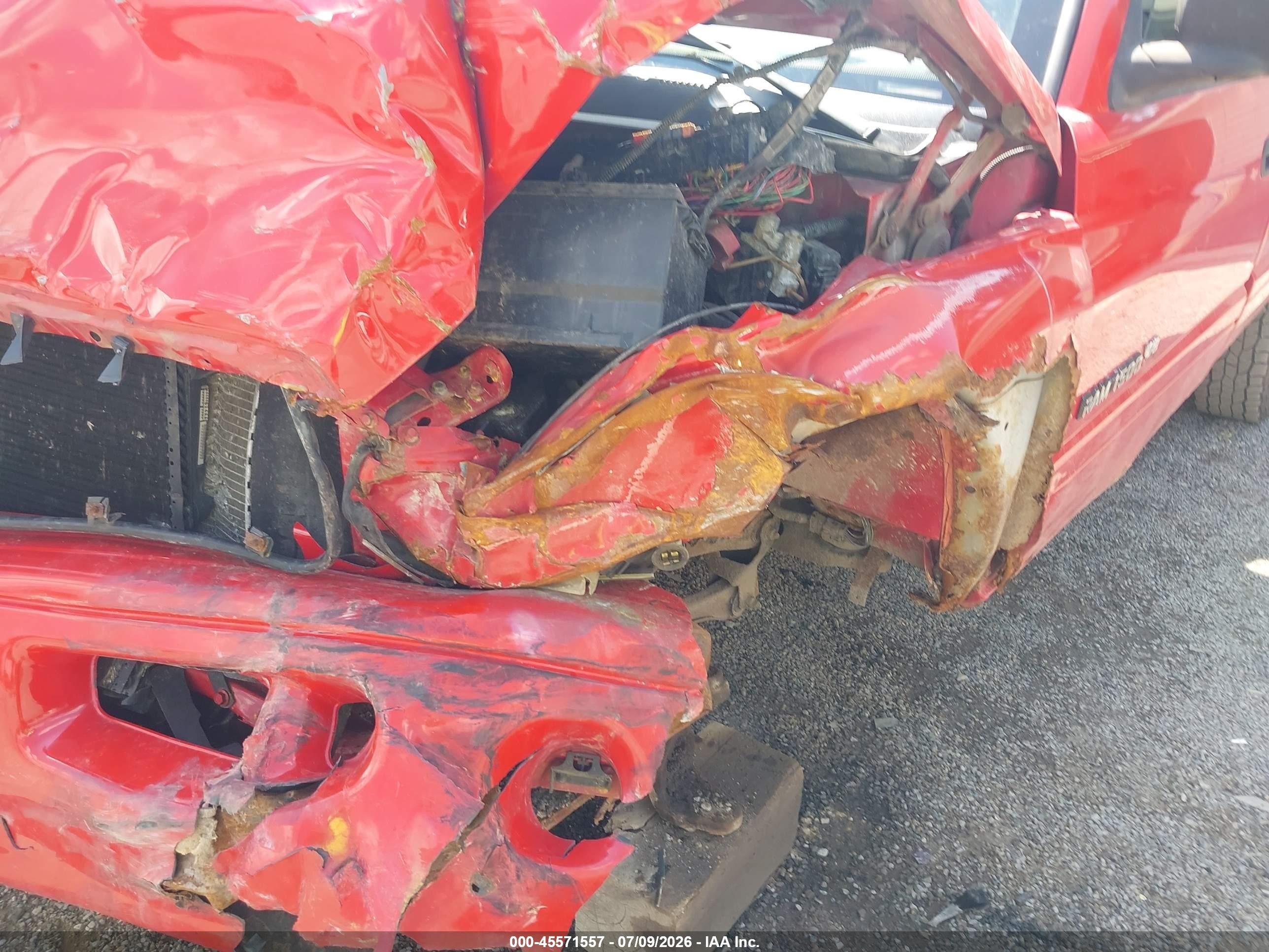 2001 Dodge Ram 1500 St Red vin: 1B7HF16Z21S182139