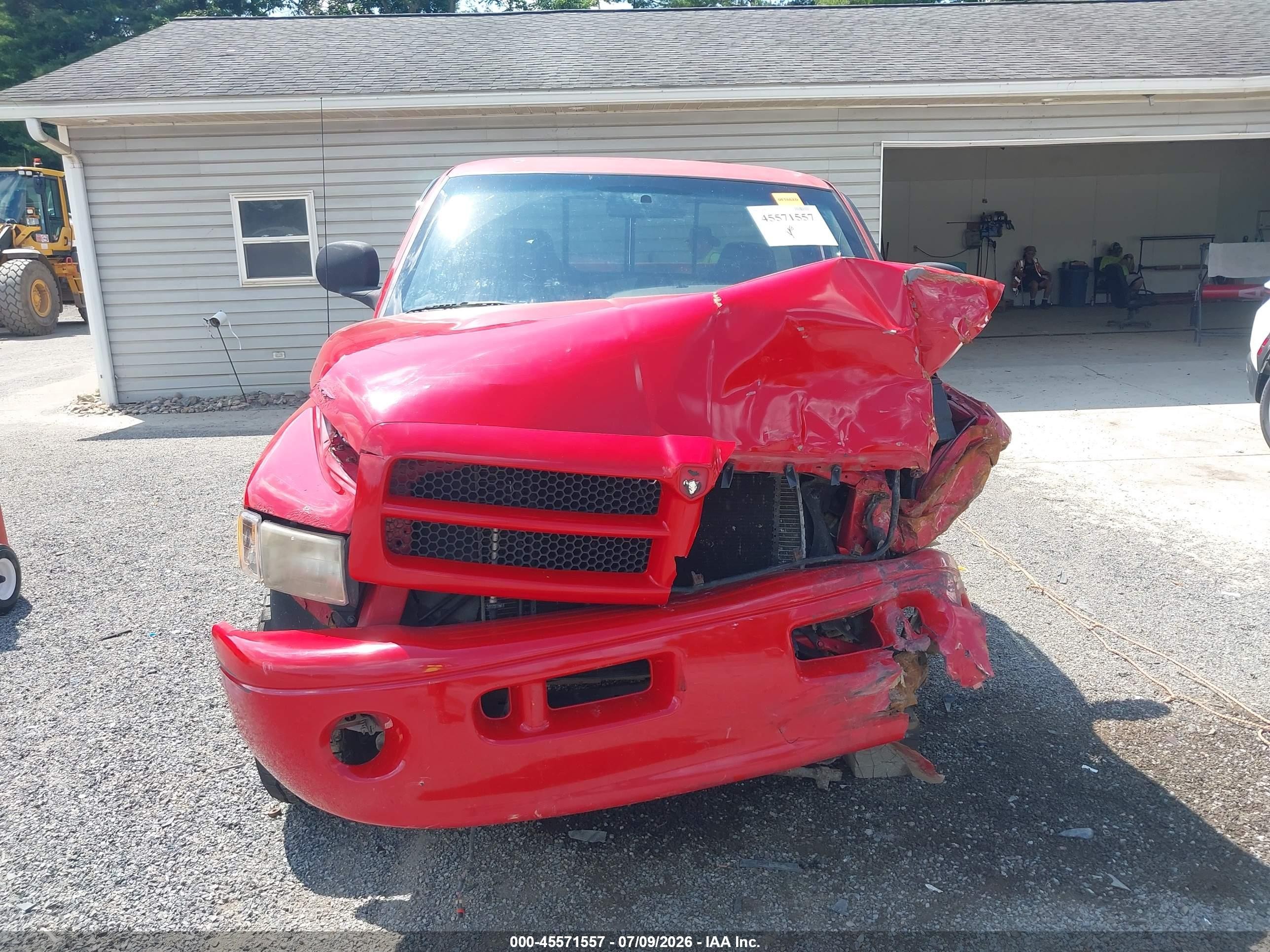 2001 Dodge Ram 1500 St Red vin: 1B7HF16Z21S182139