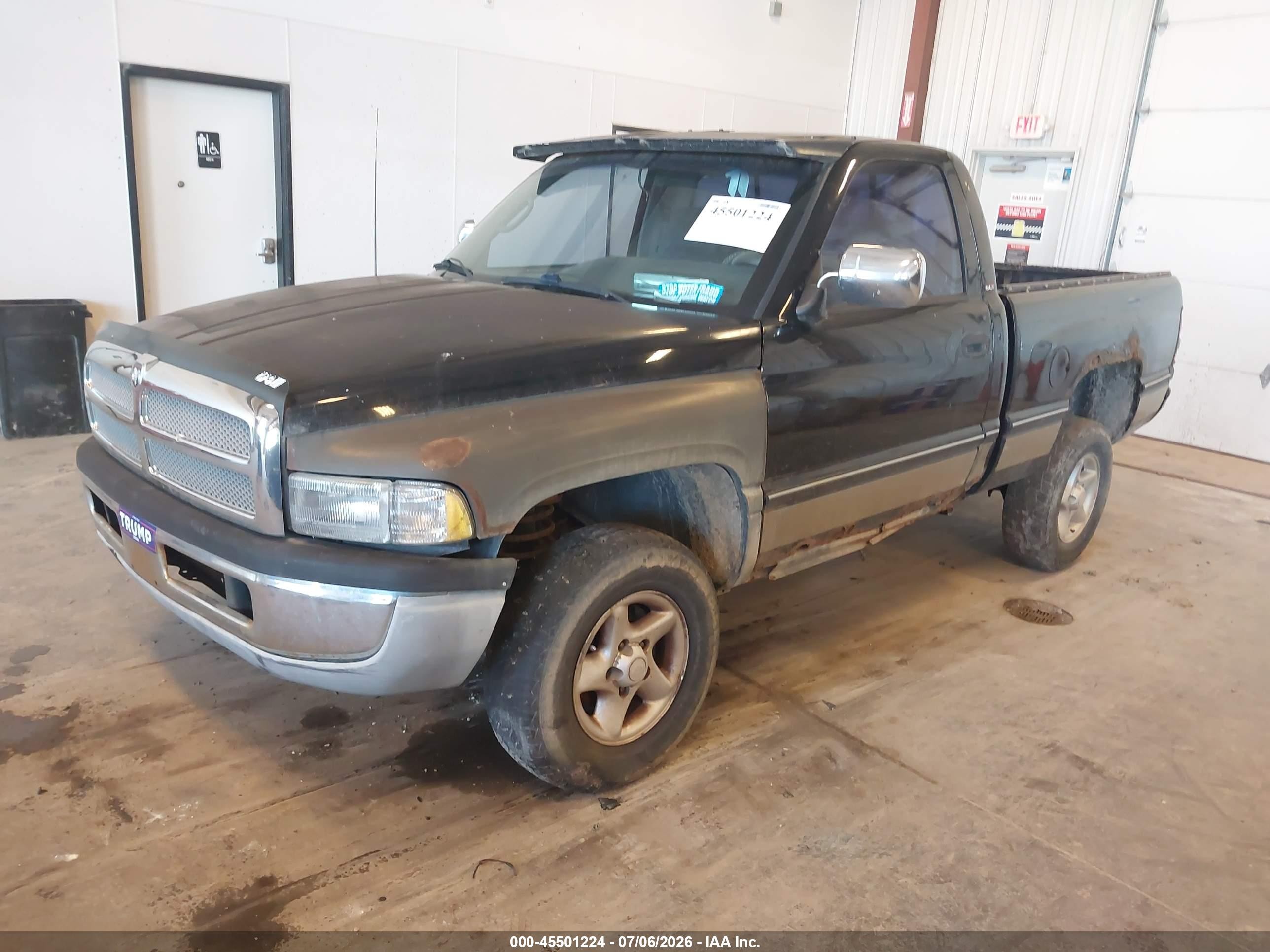 1997 Dodge Ram 1500 Lt Черный vin: 1B7HF16Z3VJ505433
