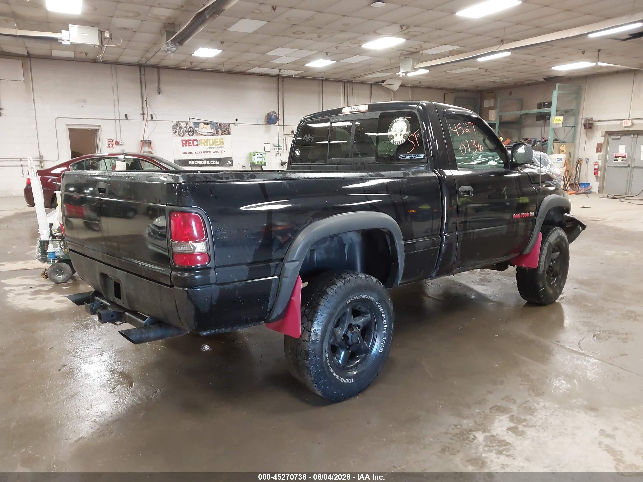 1998 Dodge Ram 1500 St Black vin: 1B7HF16Z3WS706230