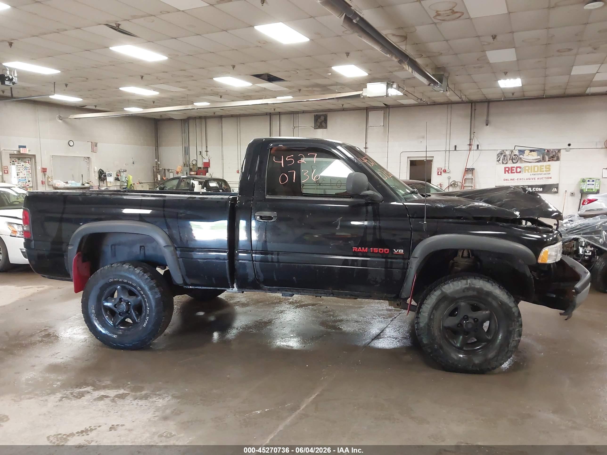 1998 Dodge Ram 1500 St Black vin: 1B7HF16Z3WS706230