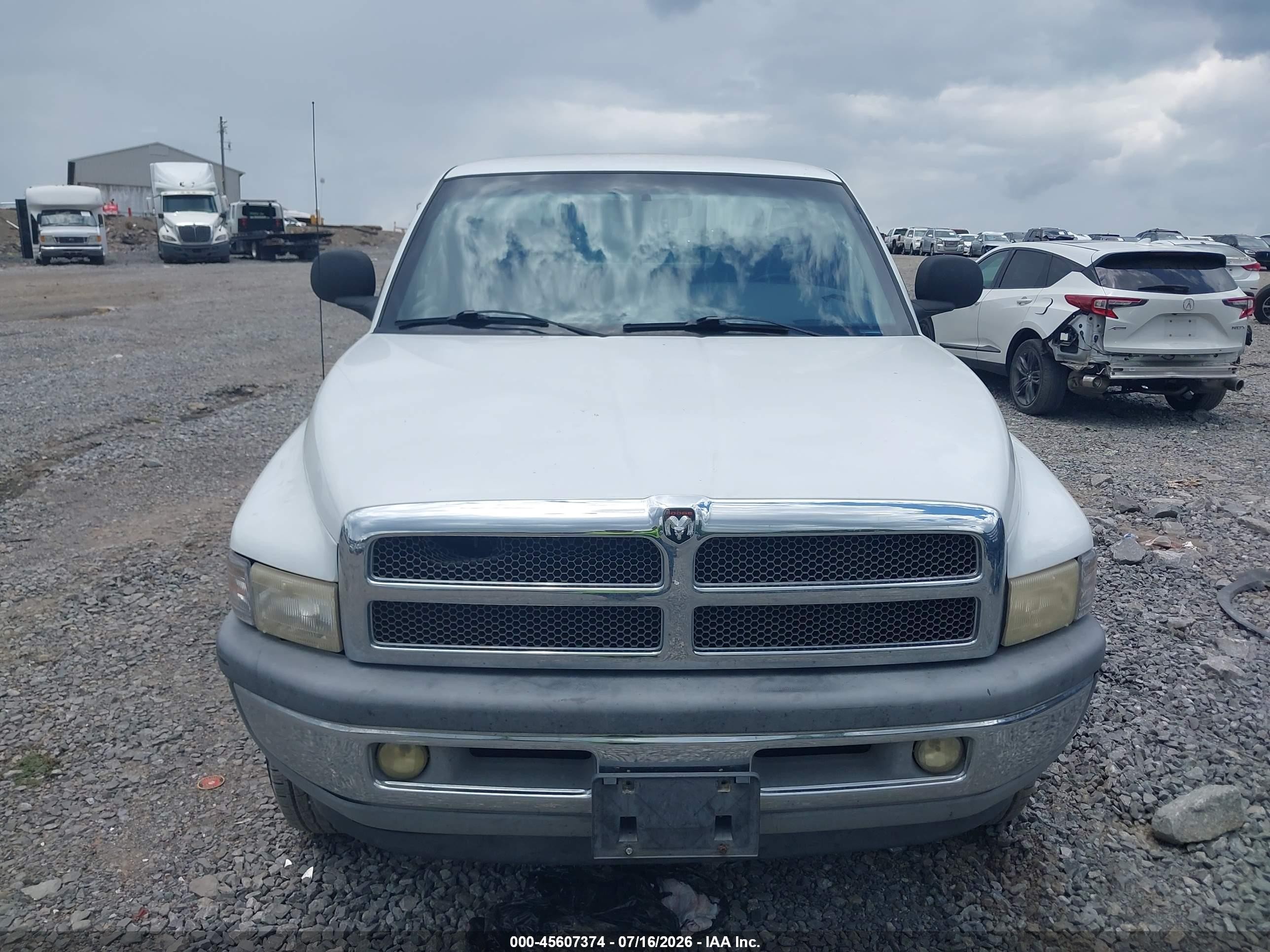2000 Dodge Ram 1500 St White vin: 1B7HF16Z3YS586237