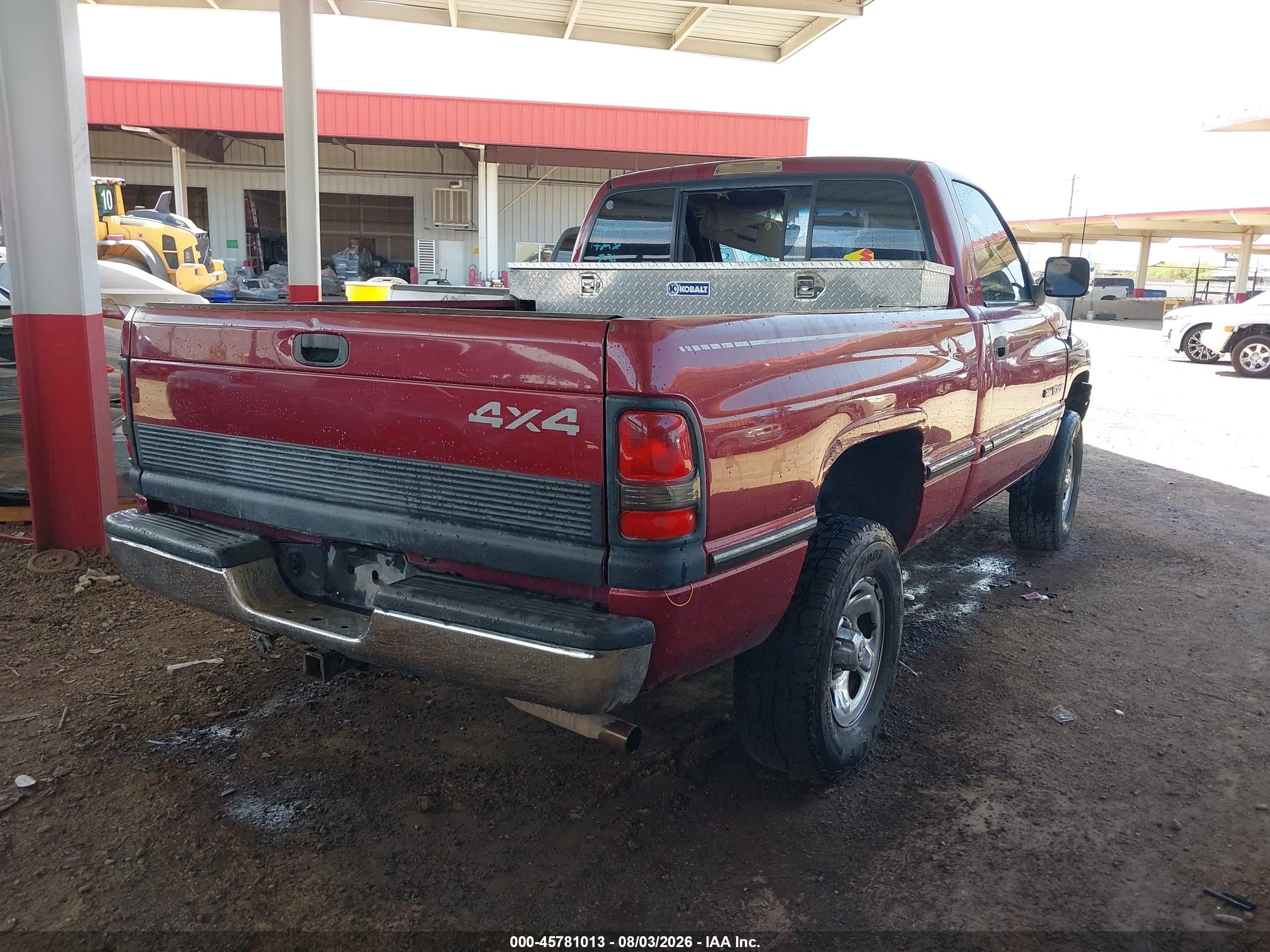 1994 Dodge Ram 1500   Red vin: 1B7HF16Z4RS707844
