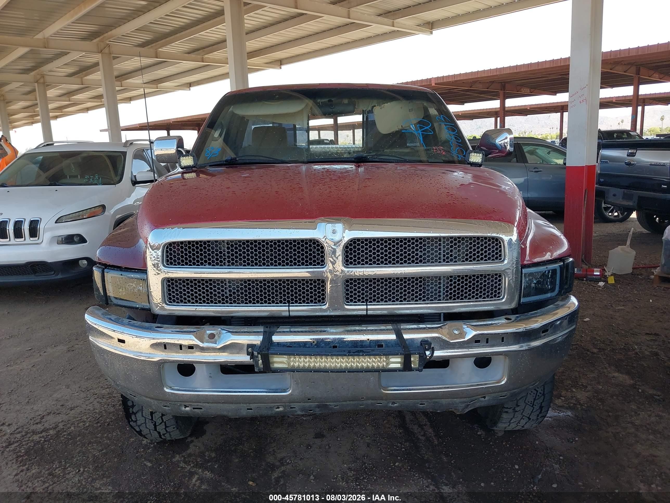 1994 Dodge Ram 1500   Red vin: 1B7HF16Z4RS707844