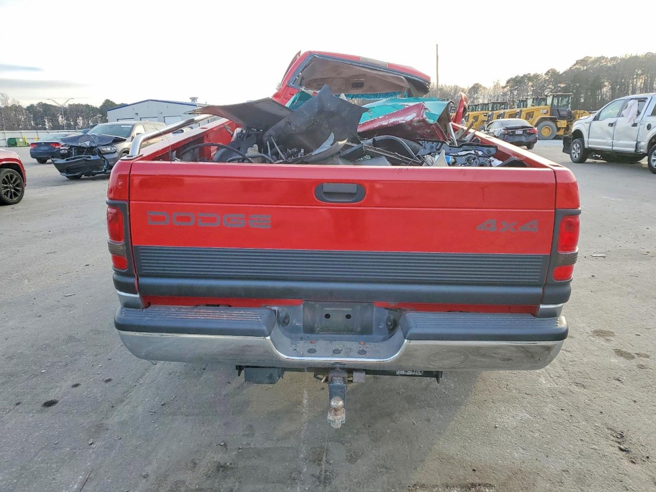 1995 Dodge Ram 1500 Red vin: 1B7HF16Z4SS374406