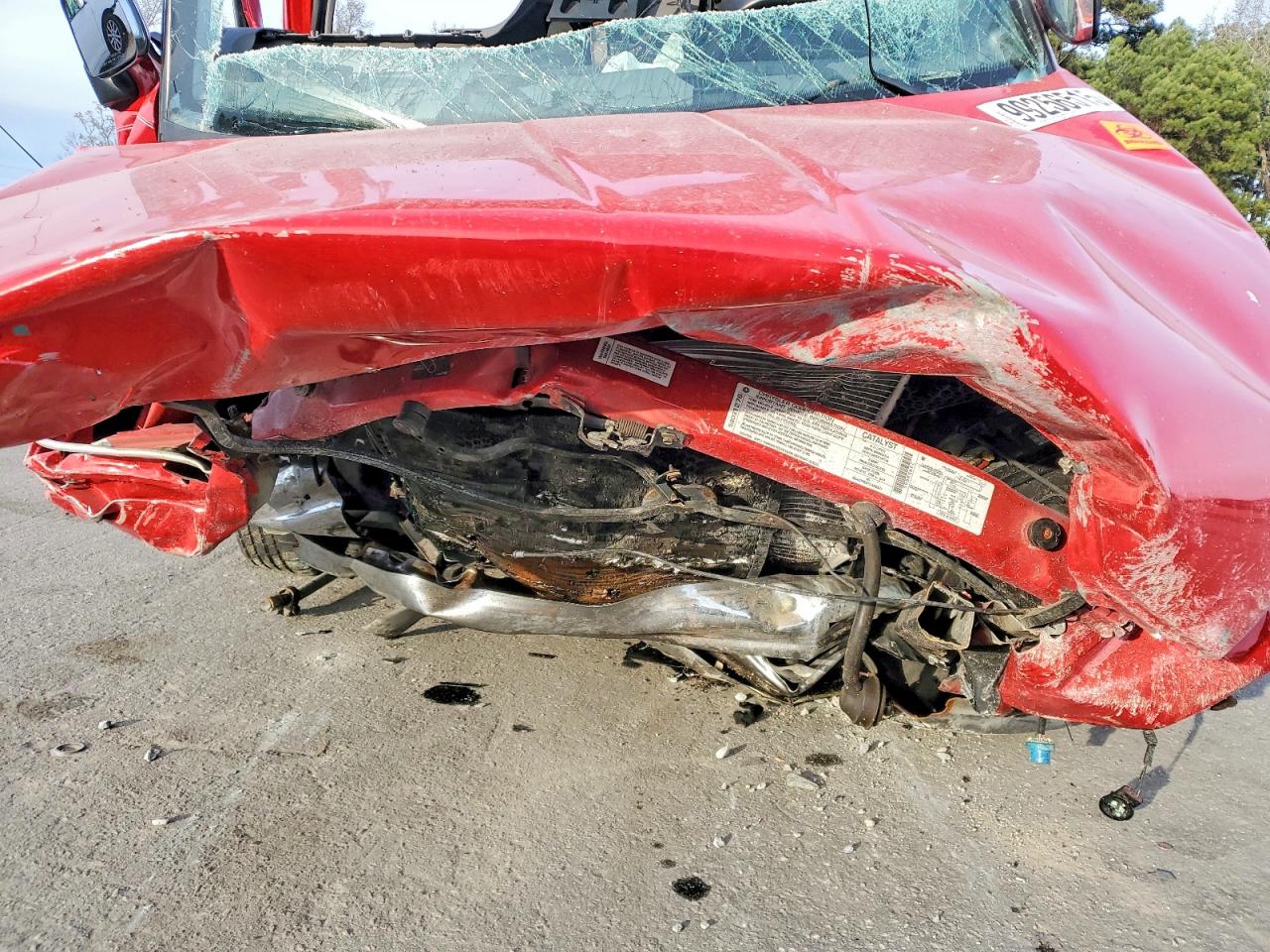 1995 Dodge Ram 1500 Red vin: 1B7HF16Z4SS374406