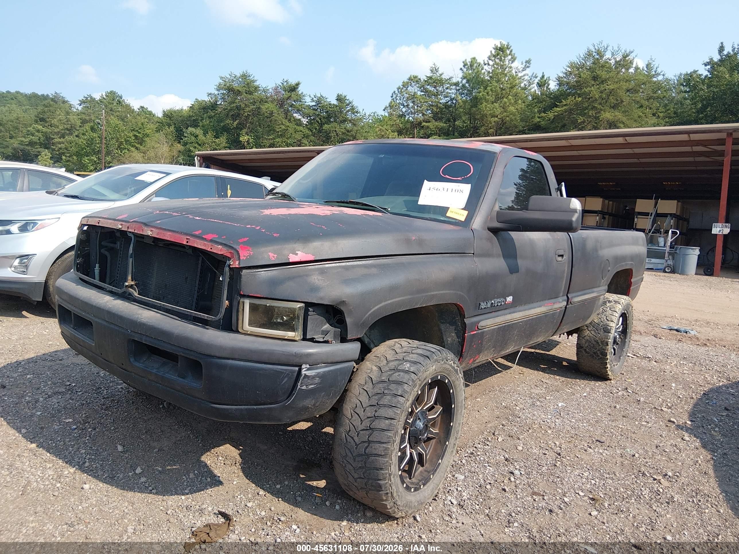1998 Dodge Ram 1500 St Black vin: 1B7HF16Z5WS577956