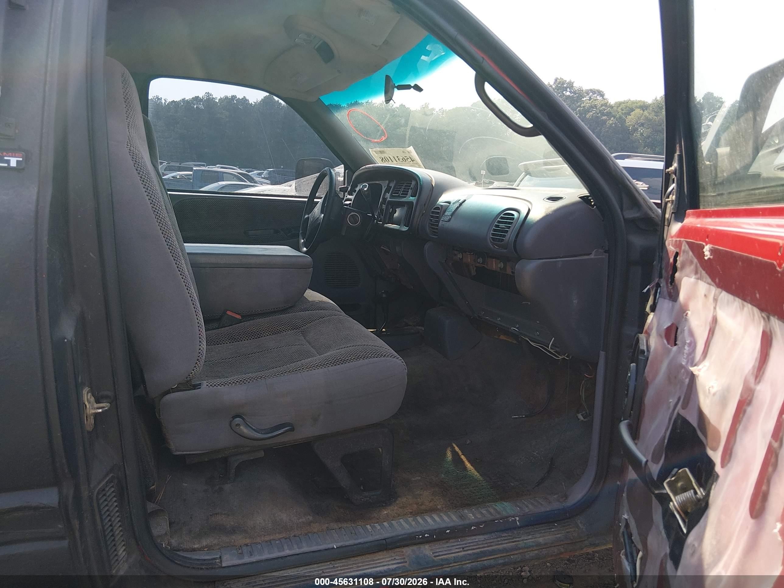 1998 Dodge Ram 1500 St Black vin: 1B7HF16Z5WS577956