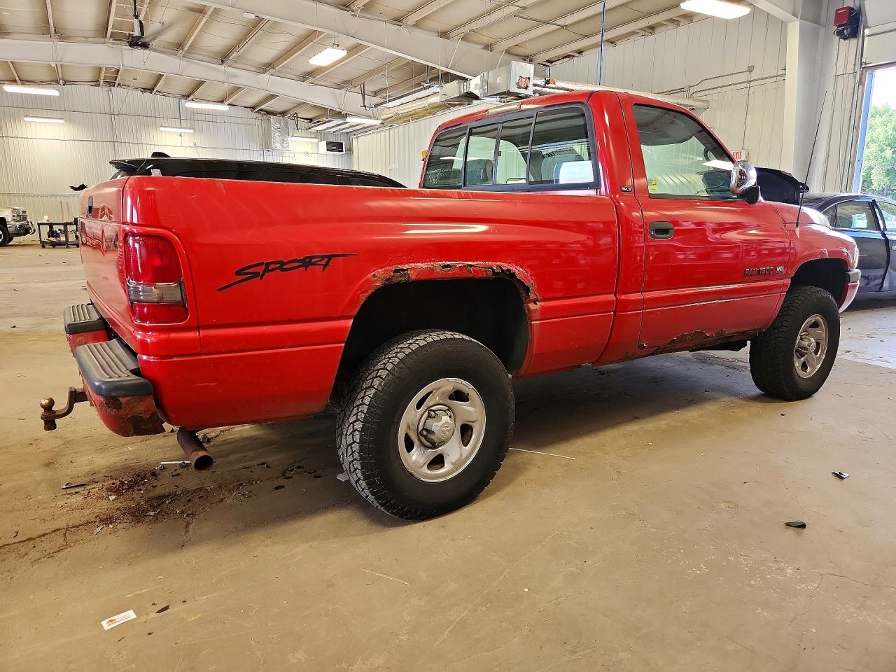 1995 Dodge Ram 1500 Красный vin: 1B7HF16Z6SS280916