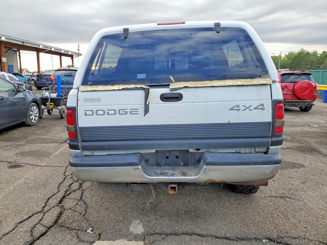 1997 Dodge Ram 1500 White vin: 1B7HF16Z6VJ502476
