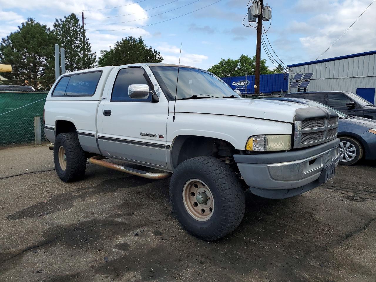 1997 Dodge Ram 1500 White vin: 1B7HF16Z6VJ502476