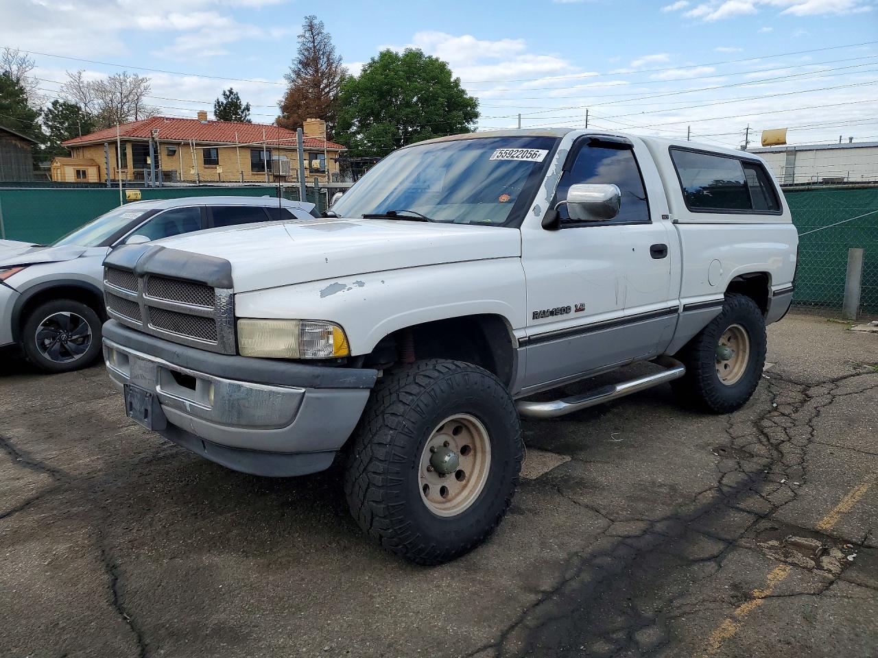 1997 Dodge Ram 1500 White vin: 1B7HF16Z6VJ502476