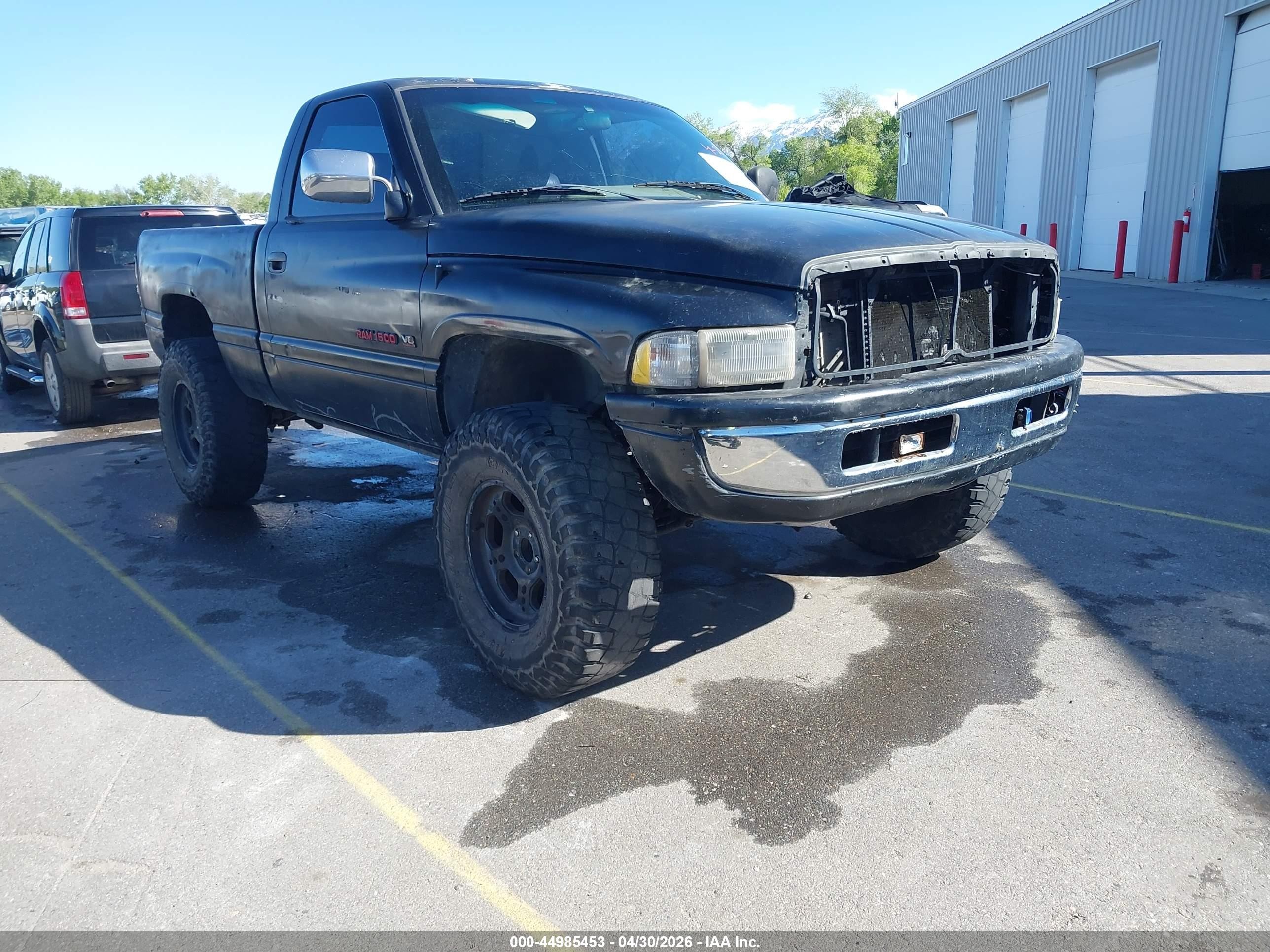1997 Dodge Ram 1500 Lt Black vin: 1B7HF16Z6VJ516376