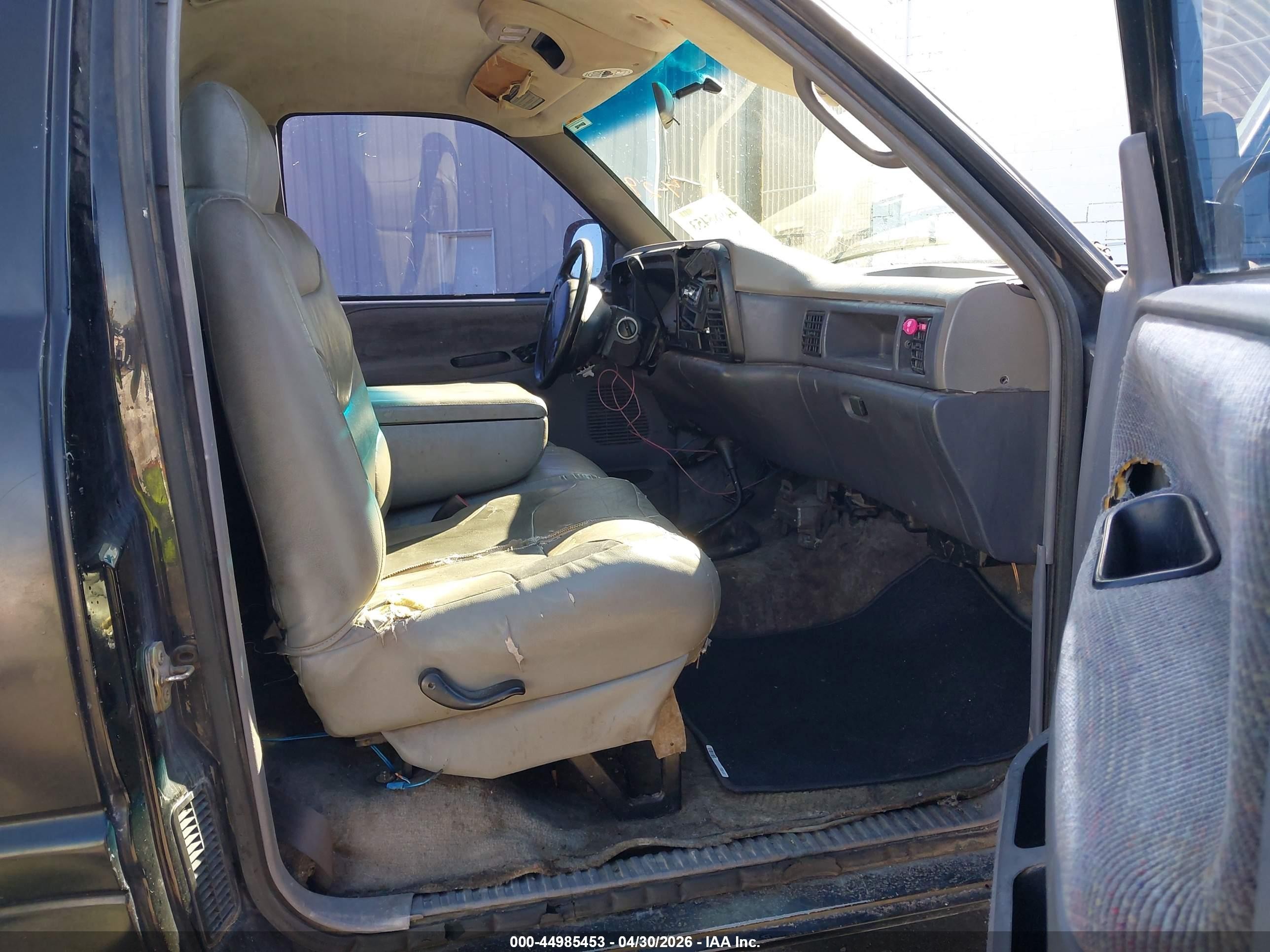 1997 Dodge Ram 1500 Lt Black vin: 1B7HF16Z6VJ516376