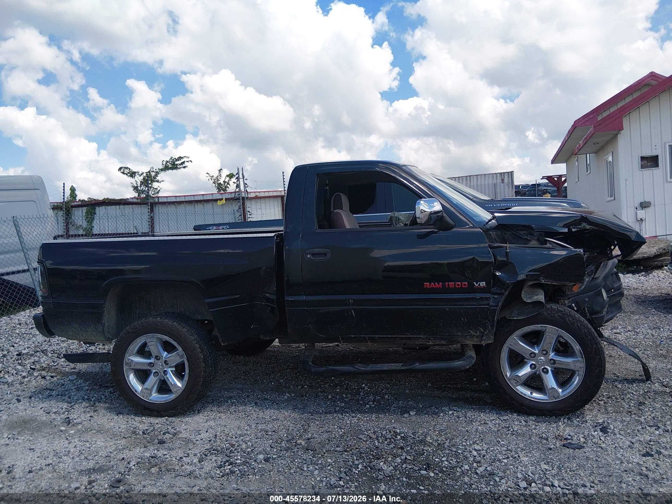 1997 Dodge Ram 1500 Lt Black vin: 1B7HF16Z7VJ563402