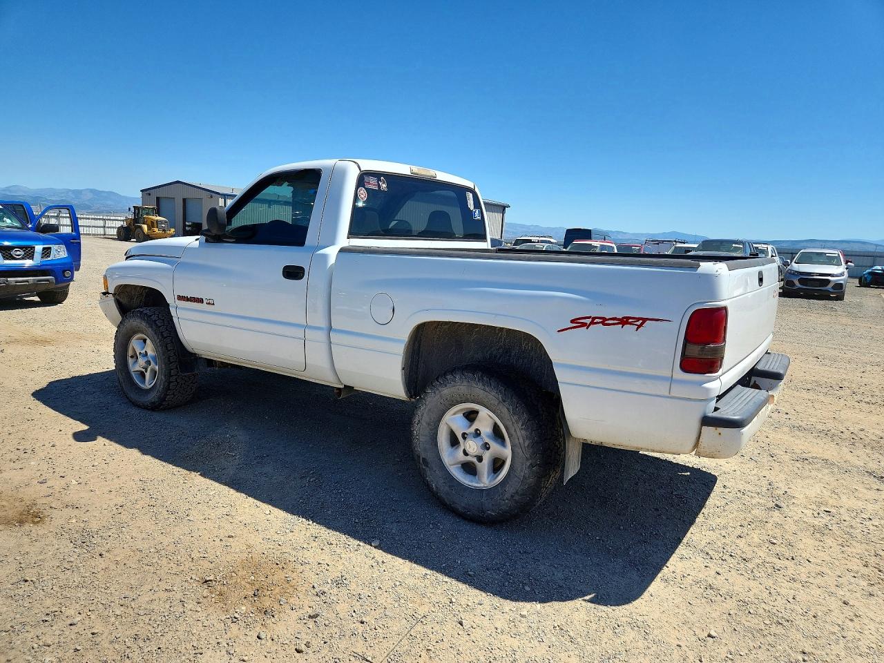 1998 Dodge Ram 1500 White vin: 1B7HF16Z7WS509495