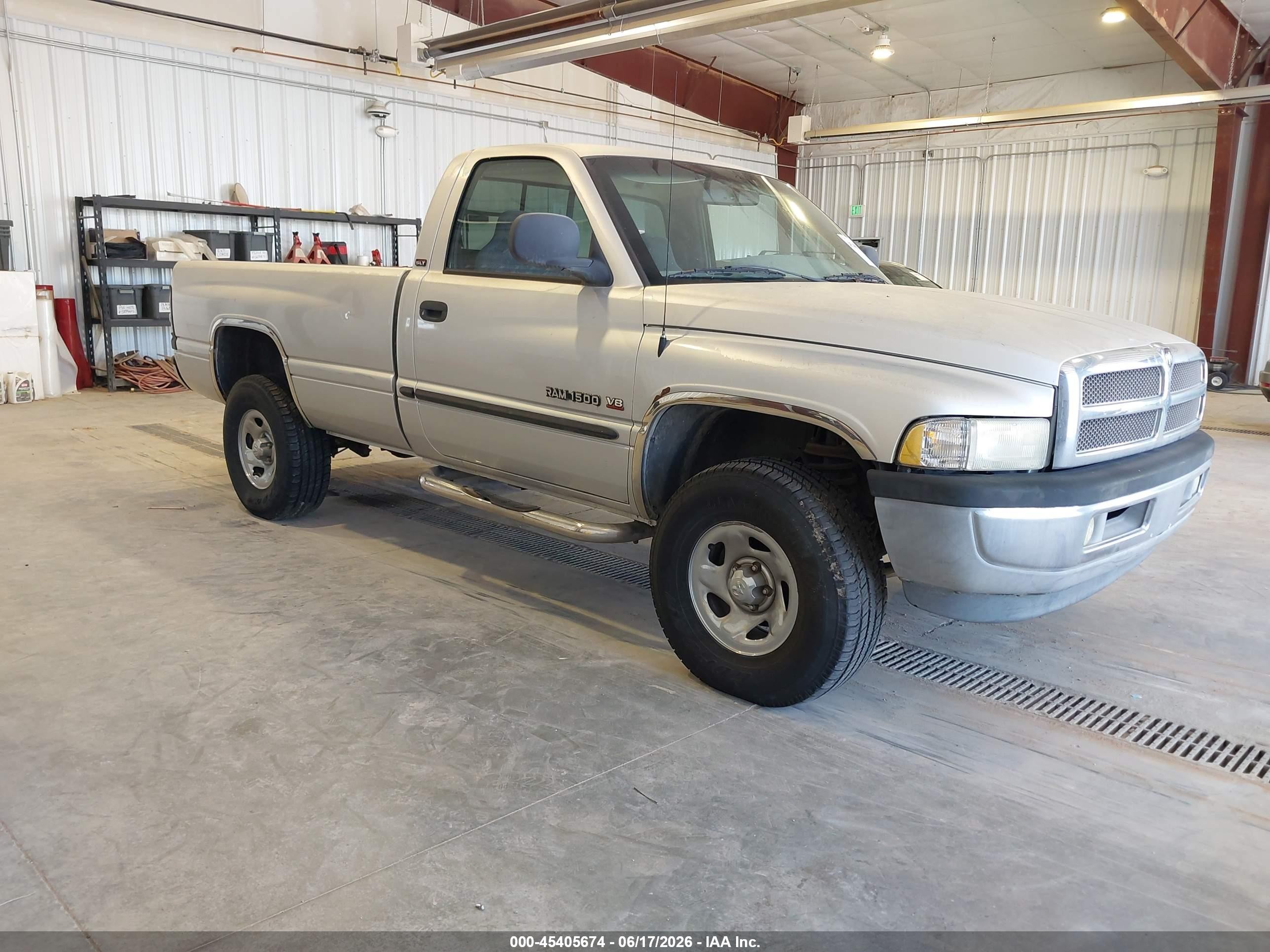 2001 Dodge Ram 1500 St Silver vin: 1B7HF16Z91S228520