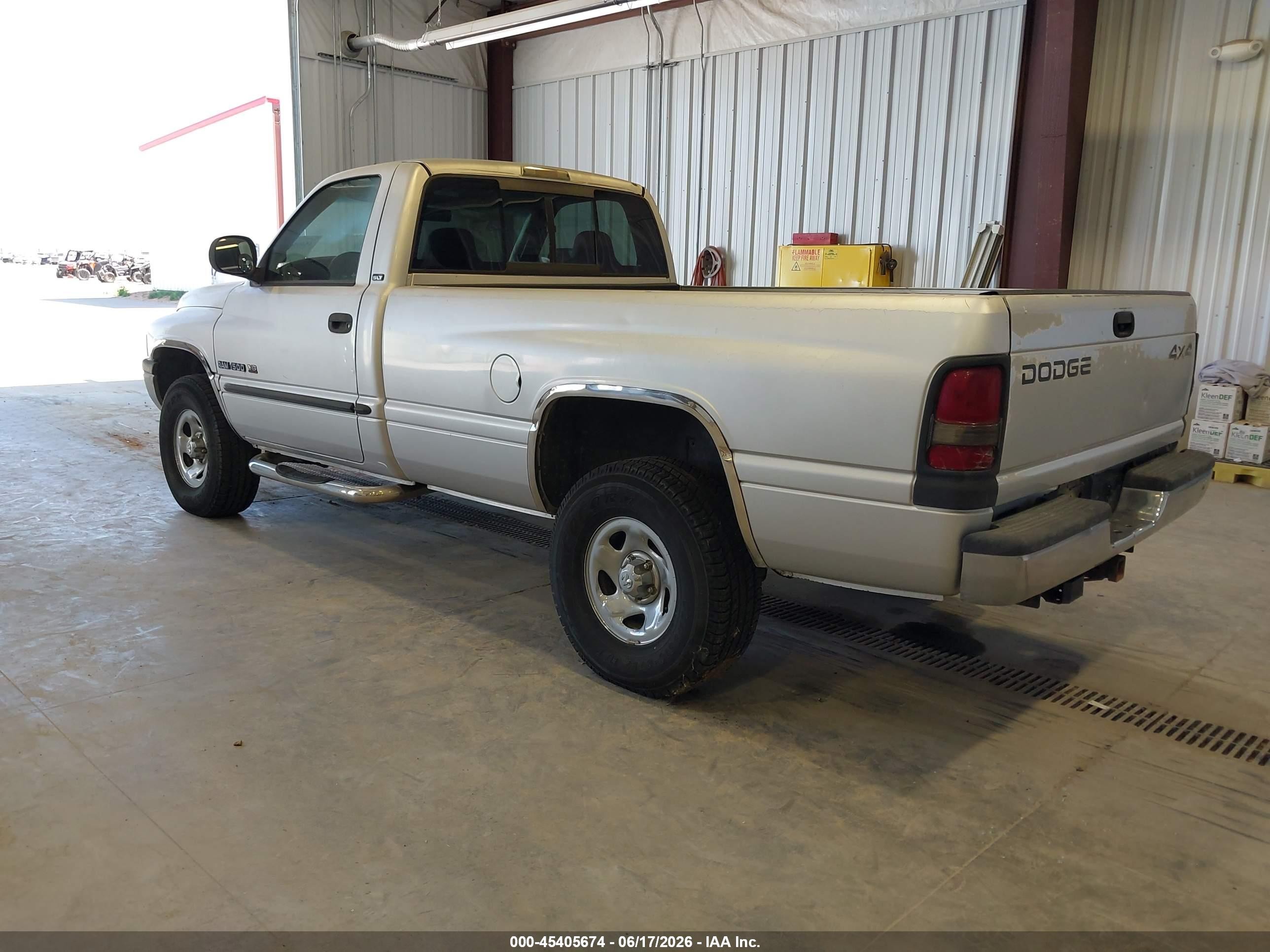 2001 Dodge Ram 1500 St Silver vin: 1B7HF16Z91S228520