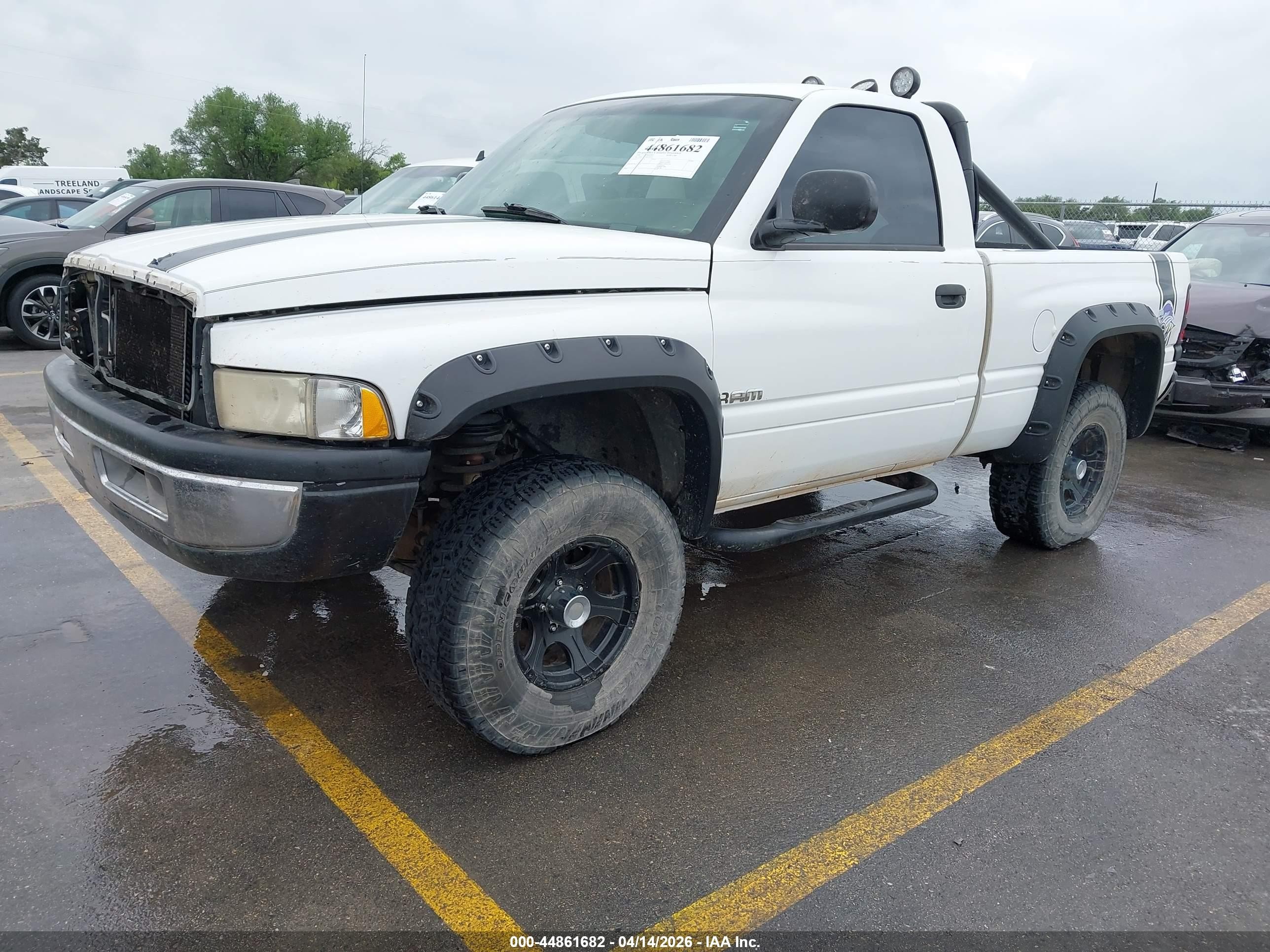 1999 Dodge Ram 1500 St White vin: 1B7HF16Z9XS320574