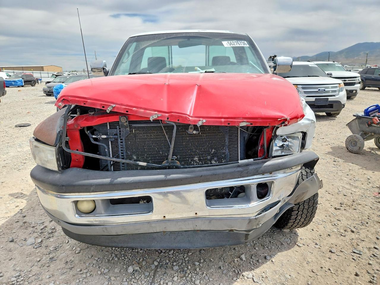 1995 Dodge Ram 1500 Red vin: 1B7HF16ZXSS309544
