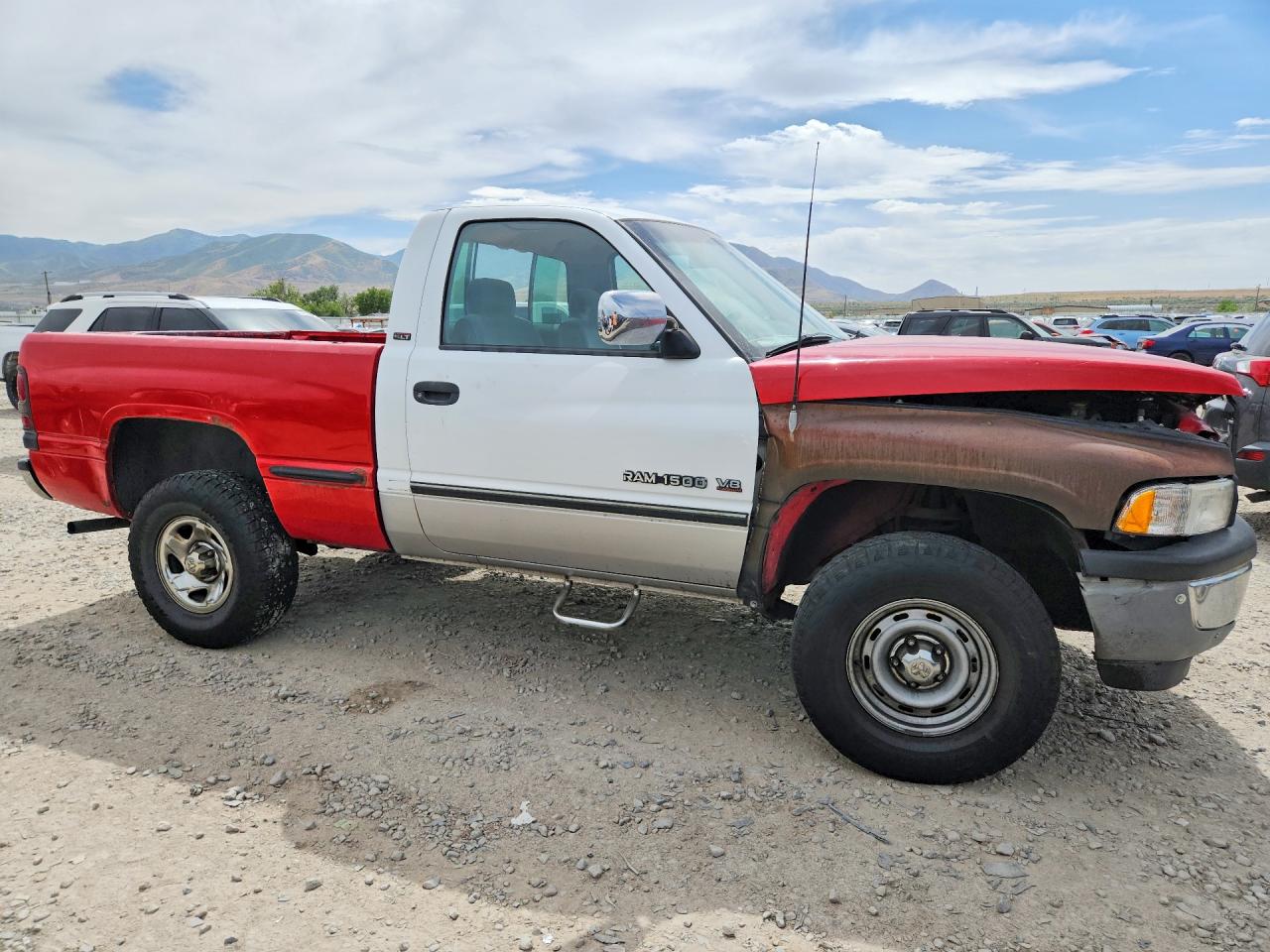 1995 Dodge Ram 1500 Red vin: 1B7HF16ZXSS309544
