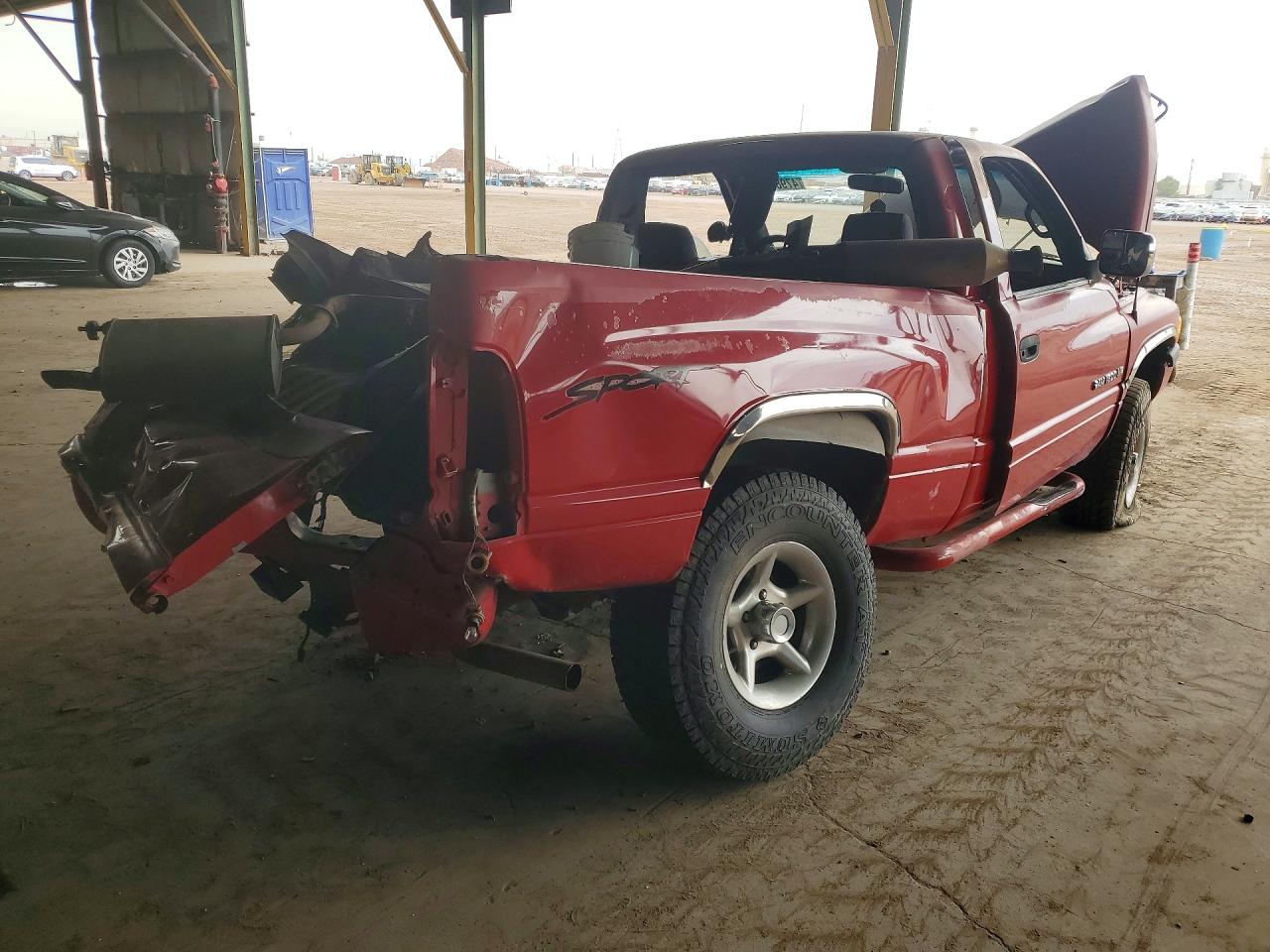 1997 Dodge Ram Red vin: 1B7HF16ZXVS267980