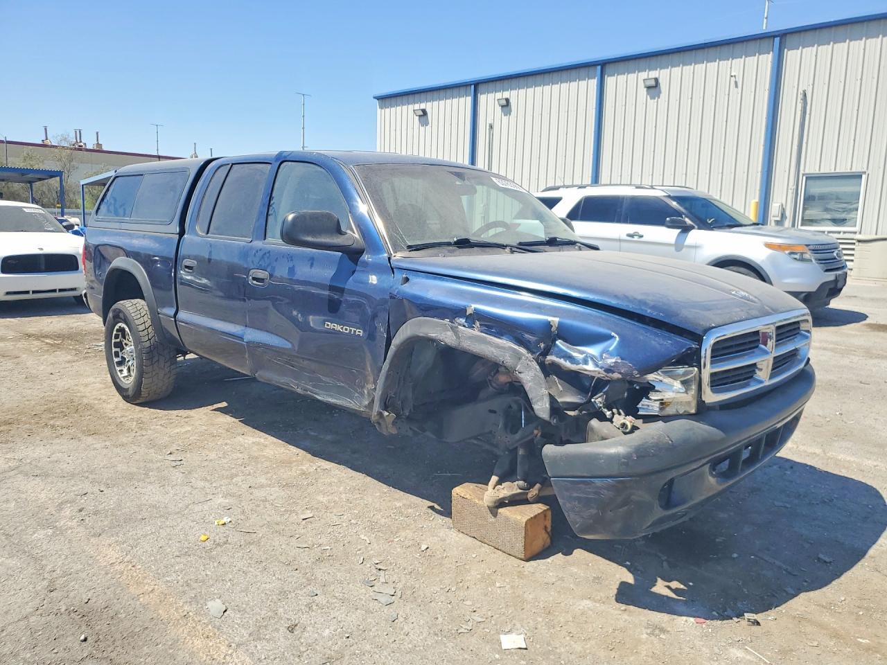 2001 Dodge Dakota Quad Blue vin: 1B7HG2AN01S280027