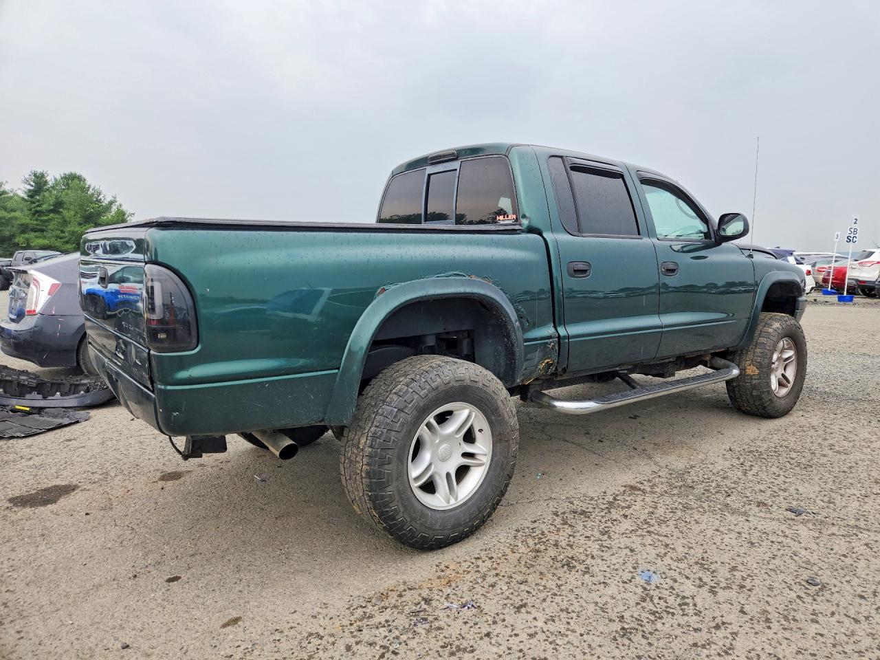 2001 Dodge Dakota Quad Green vin: 1B7HG2AN11S265567