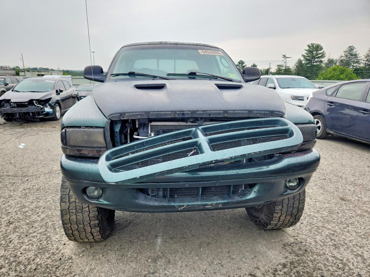 2001 Dodge Dakota Quad Green vin: 1B7HG2AN11S265567
